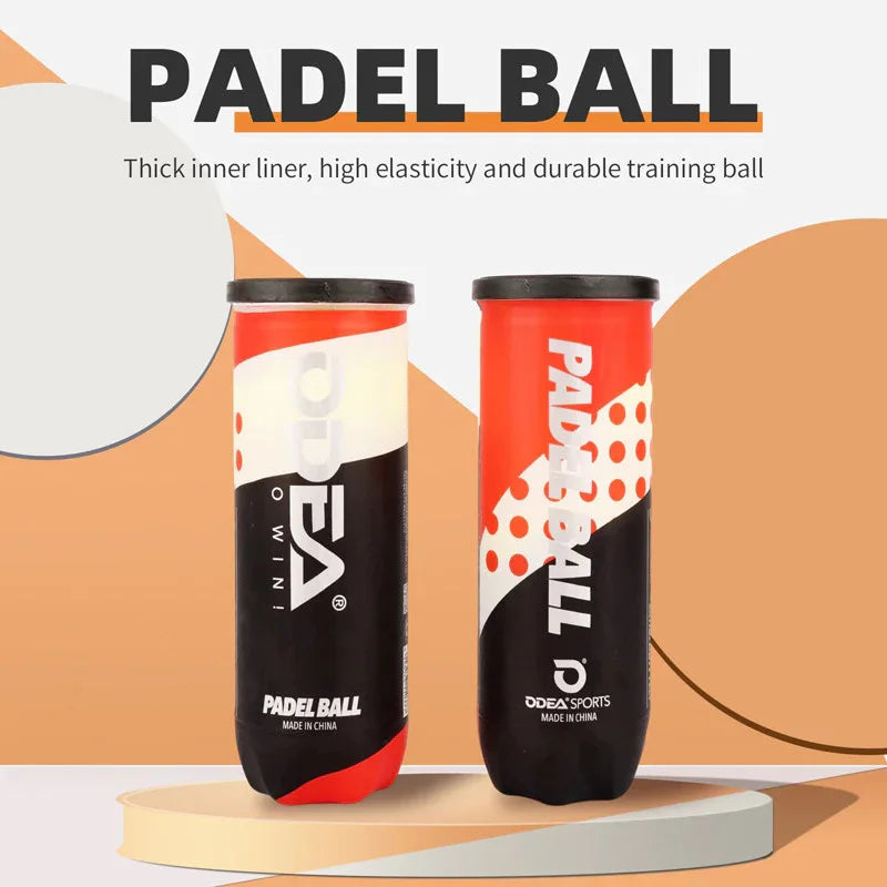 Yellow Rubber Padel Ball with Thick Inner Liner, 60 mm, 100 g - image 4
