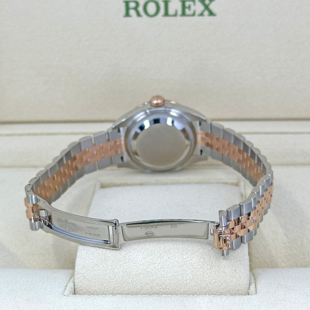 Lady-Datejust 28, Oystersteel and 18k Everose Gold, Ref# 279381RBR-0013