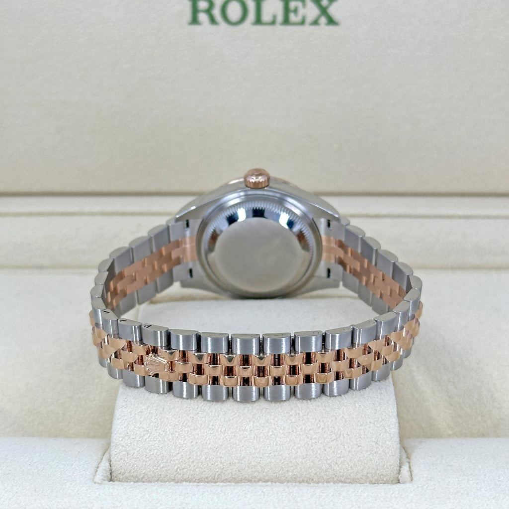Lady-Datejust 28, Oystersteel and 18k Everose Gold, Ref# 279381RBR-0013