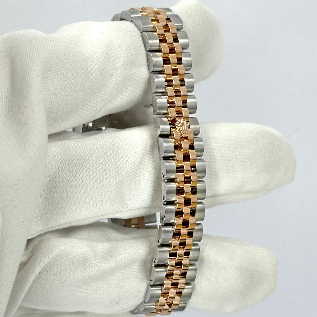 Lady-Datejust 28, Oystersteel and 18k Everose Gold, Ref# 279381RBR-0013