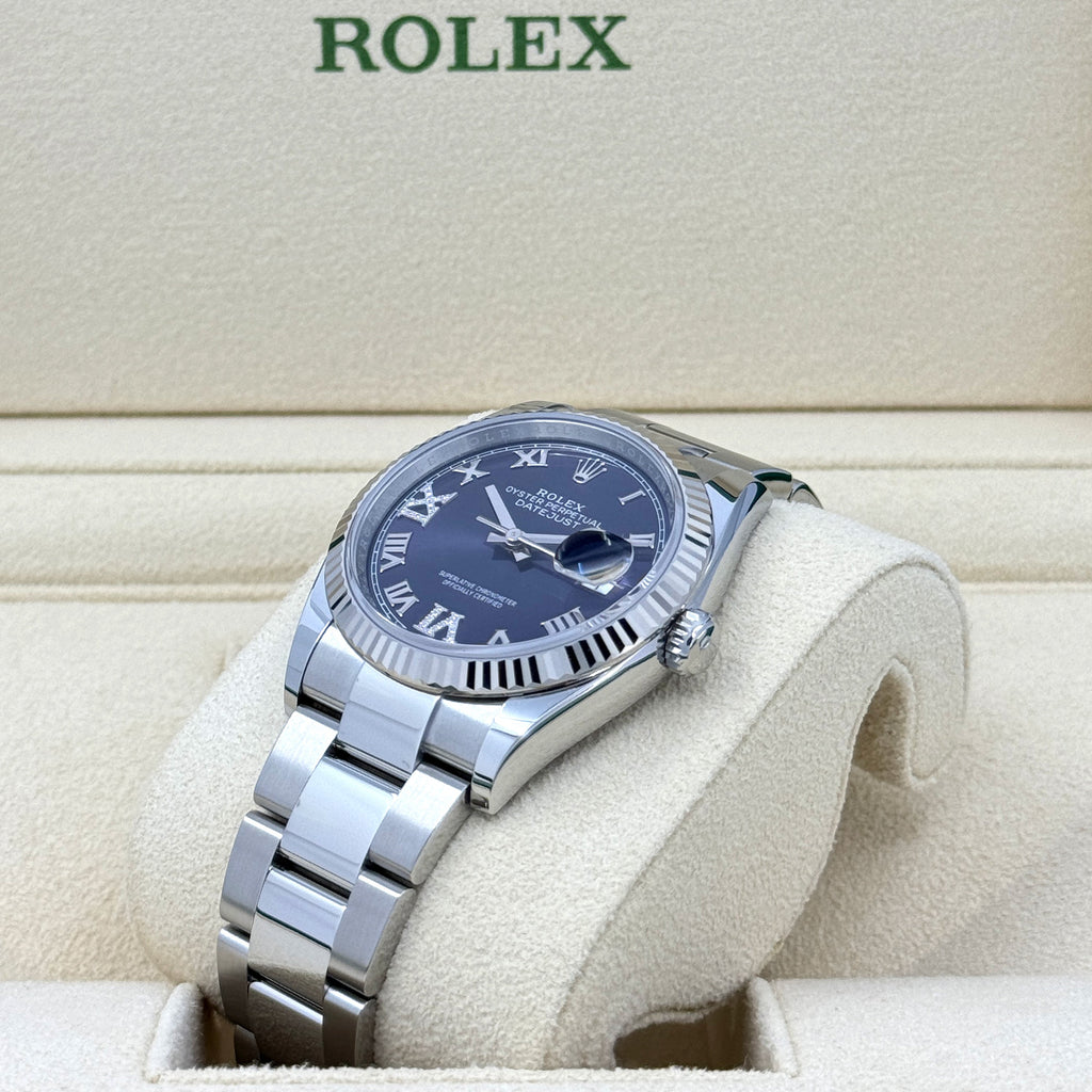 Datejust 36, Stainless Steel and 18k White Gold, 36mm, Ref# 126234-0022