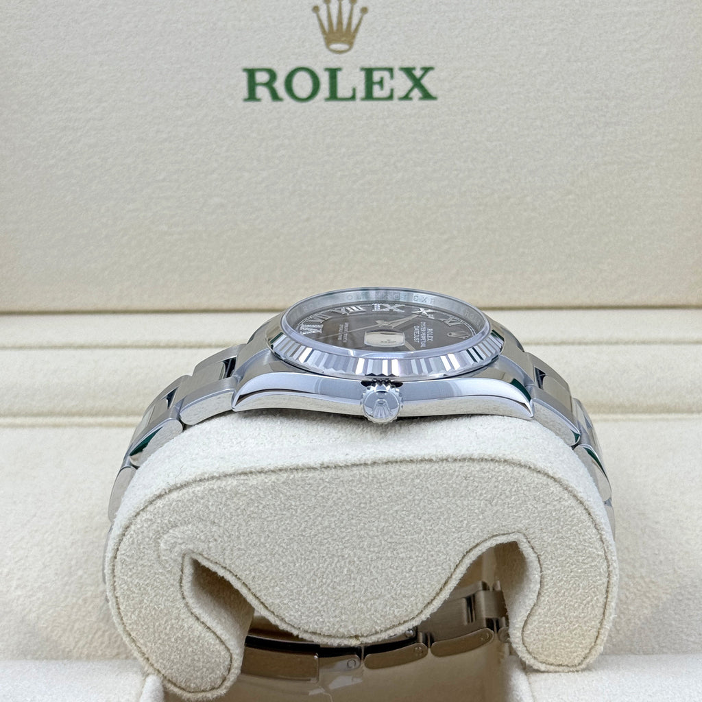 Datejust 36, Stainless Steel and 18k White Gold, 36mm, Ref# 126234-0022