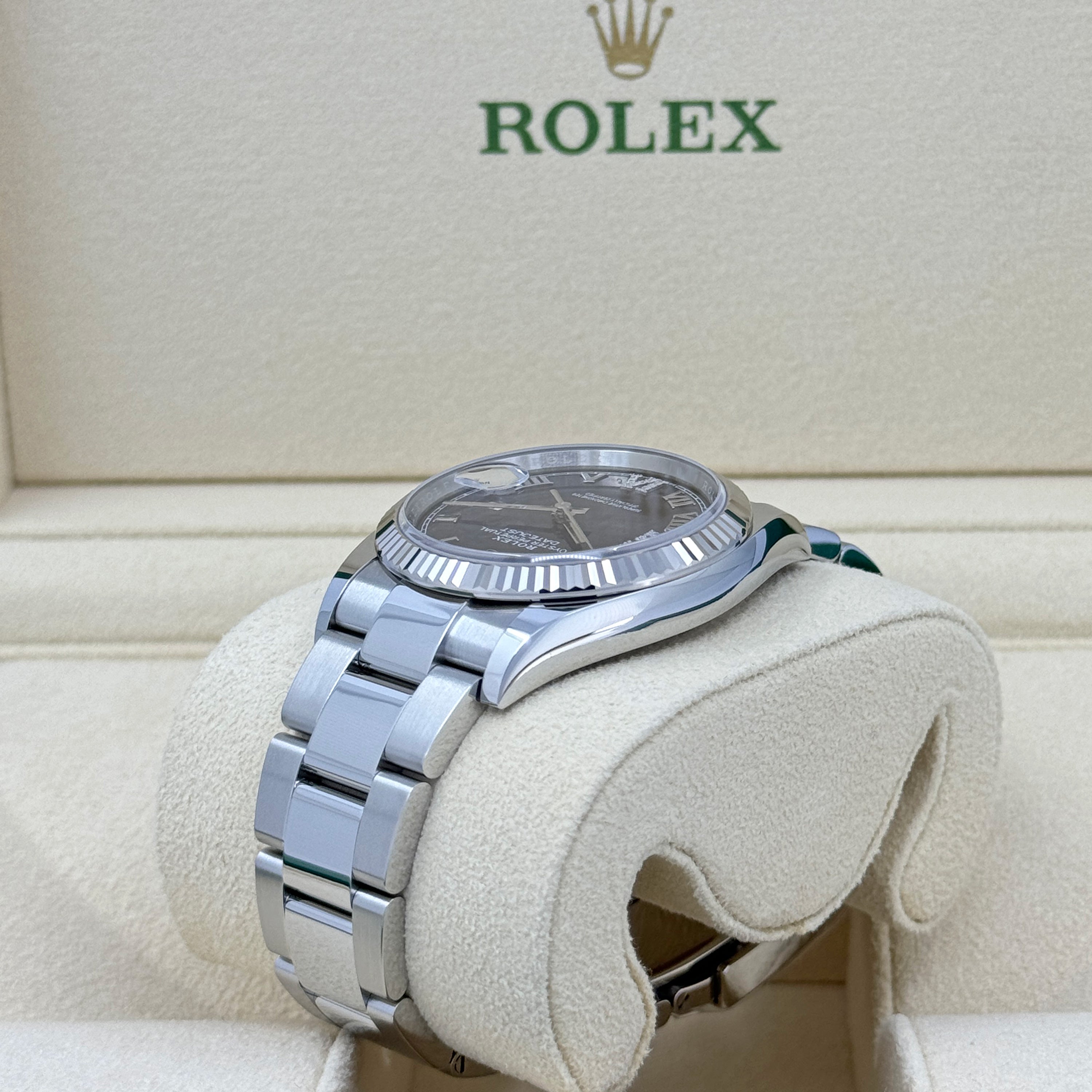 Datejust 36, Stainless Steel and 18k White Gold, 36mm, Ref# 126234-0022