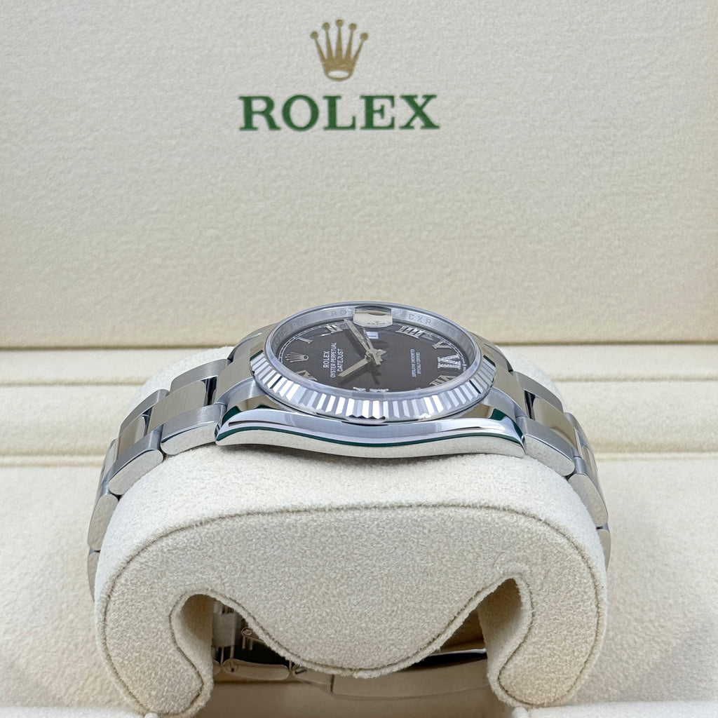 Datejust 36, Stainless Steel and 18k White Gold, 36mm, Ref# 126234-0022