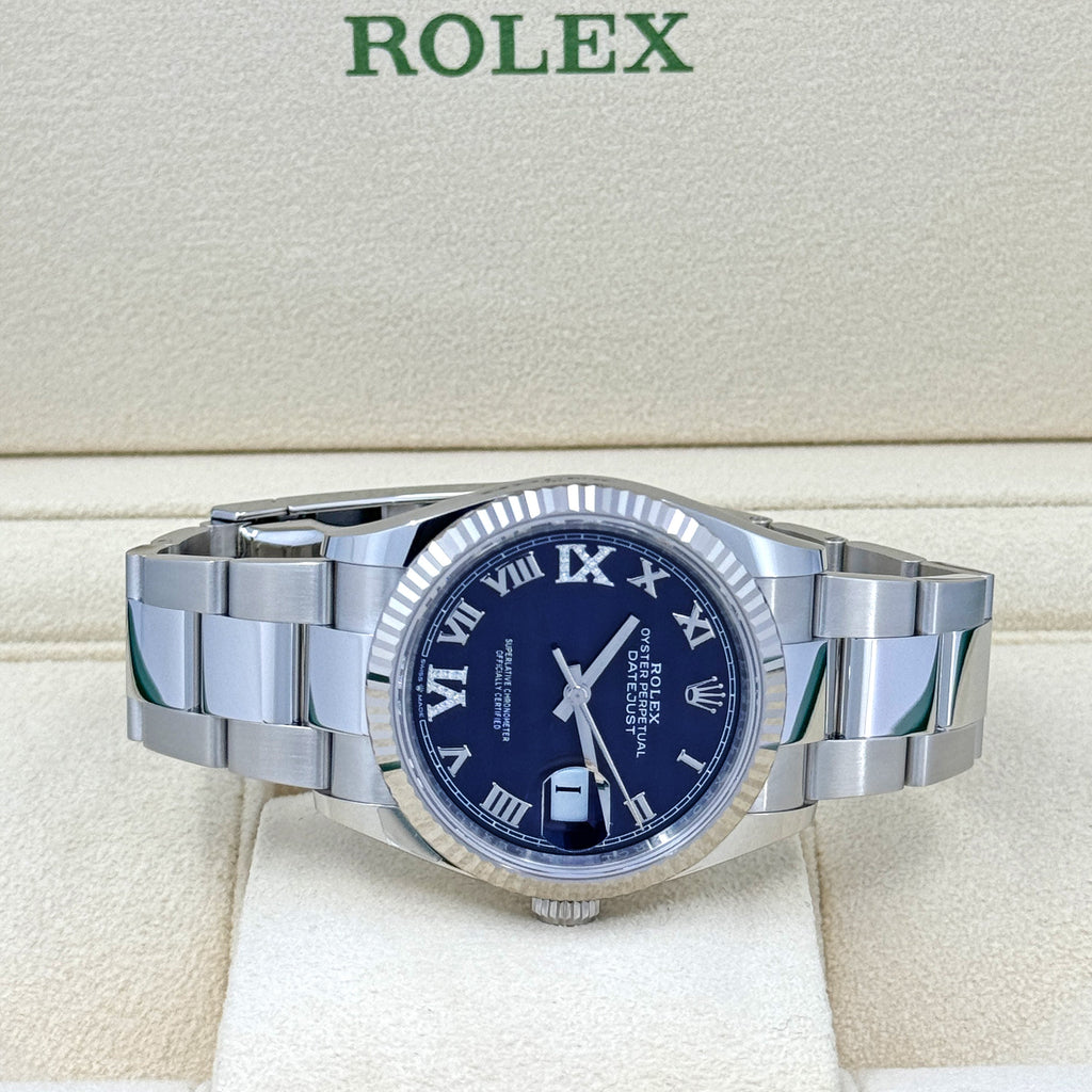 Datejust 36, Stainless Steel and 18k White Gold, 36mm, Ref# 126234-0022
