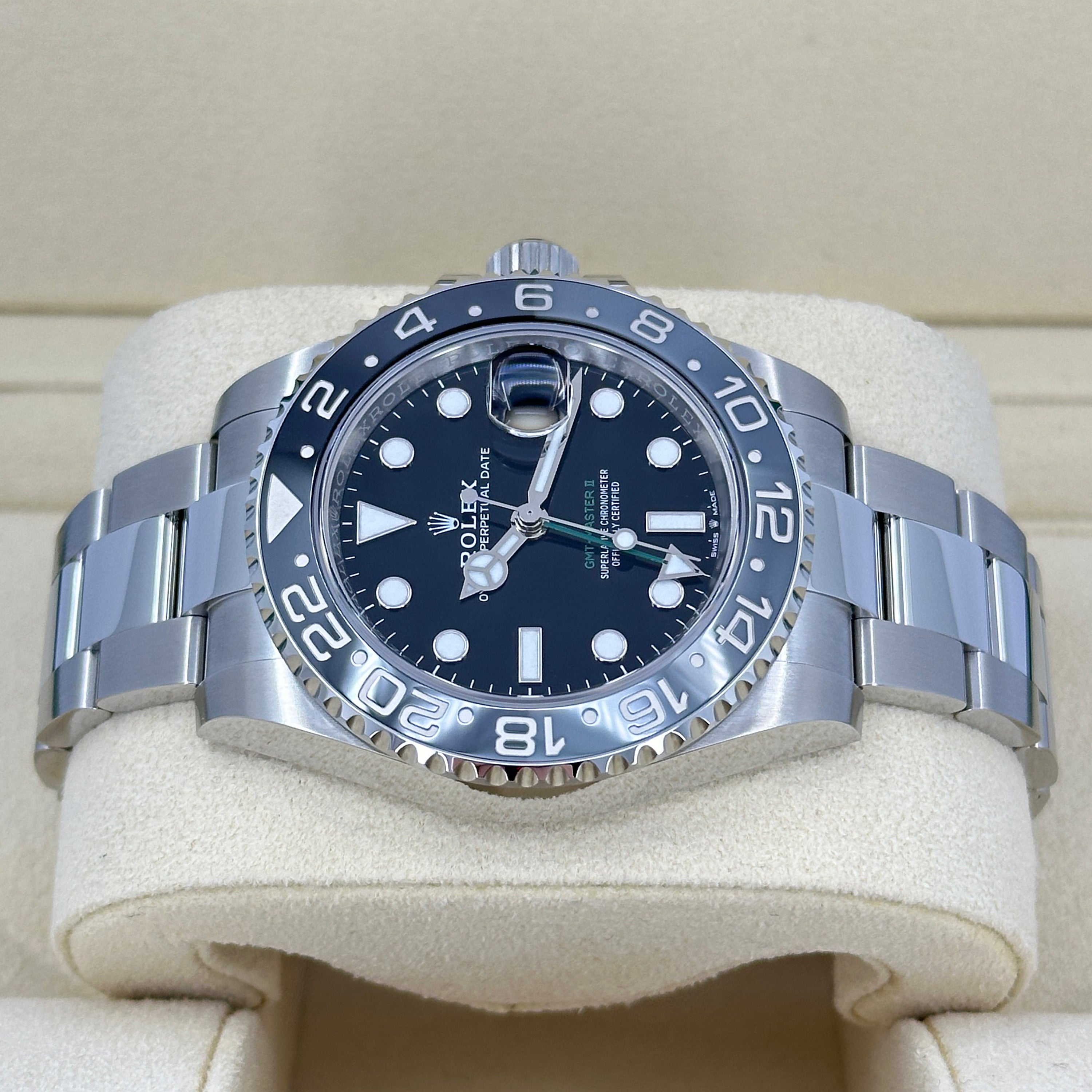 Unworn GMT-Master II, Bruce Wayne, Black, Oyster, Ref# 126710grnr-0004