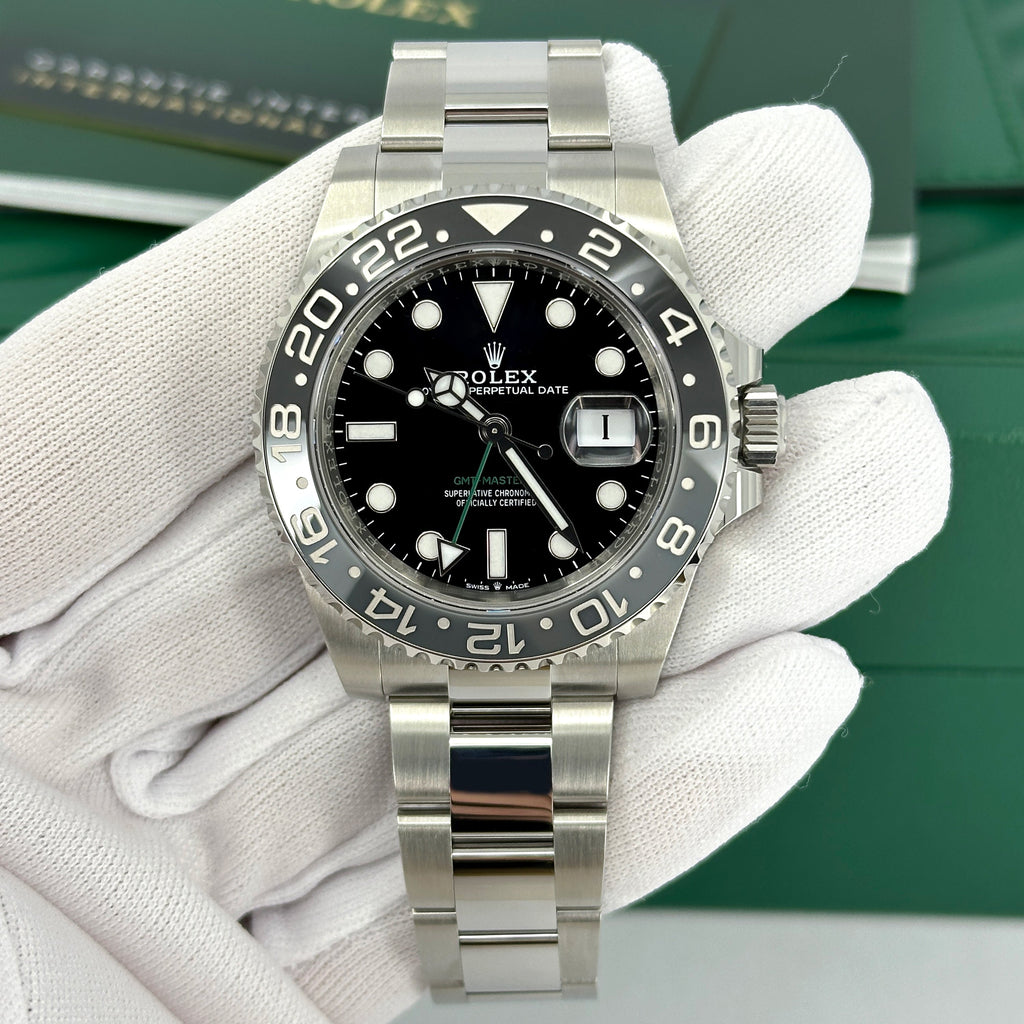 Unworn GMT-Master II, Bruce Wayne, Black, Oyster, Ref# 126710grnr-0004