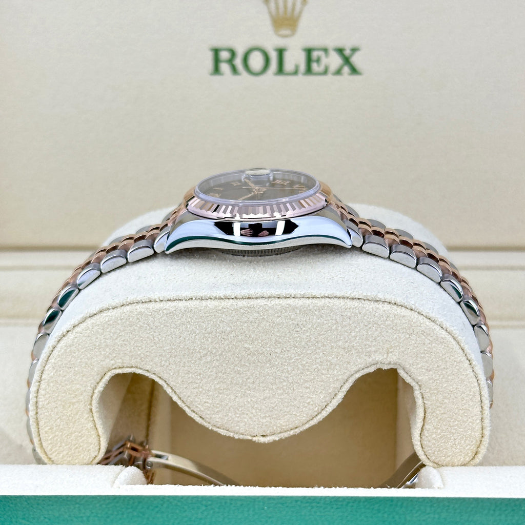 Lady-Datejust 28, Oystersteel and 18k Everose Gold, Ref# 279171-0009