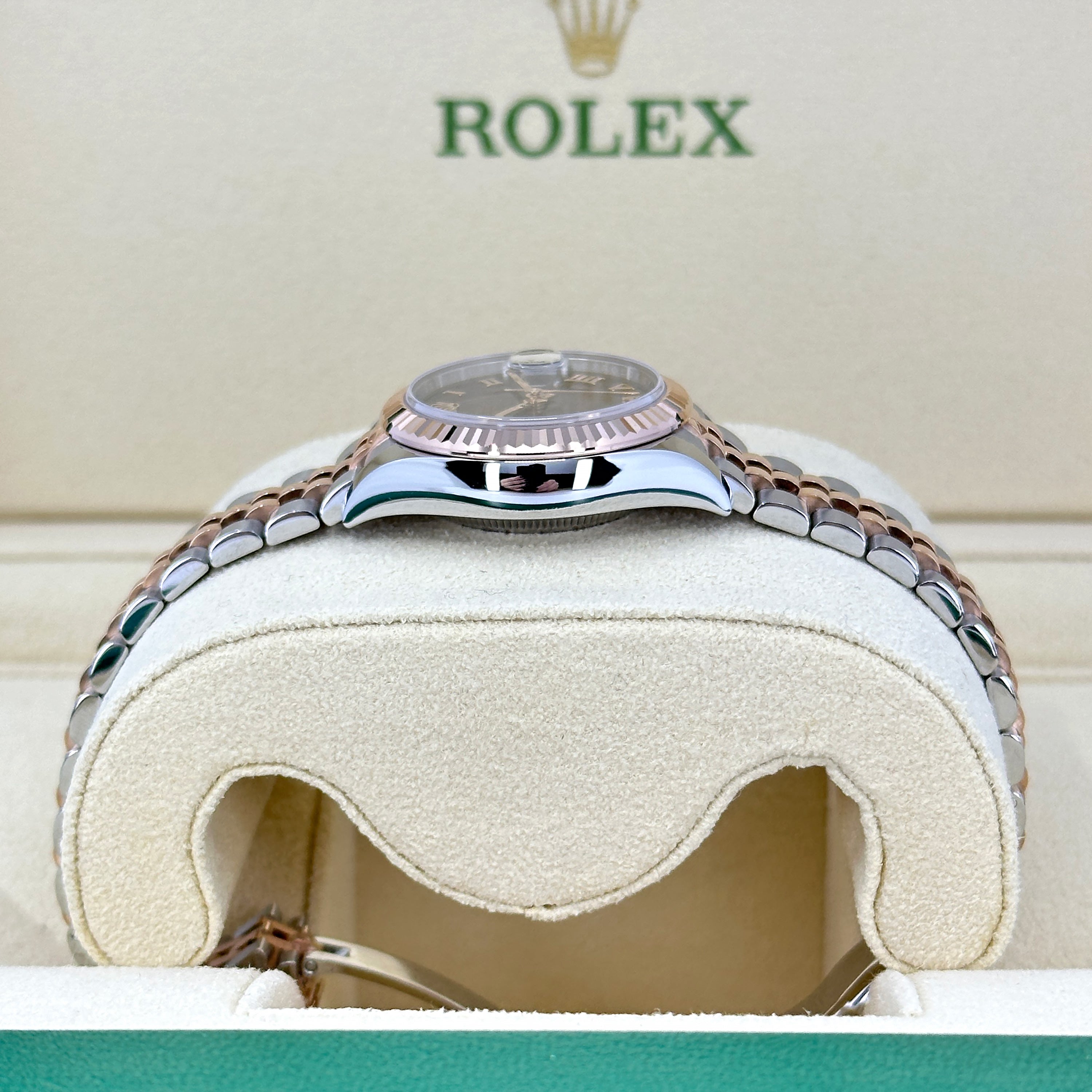 Lady-Datejust 28, Oystersteel and 18k Everose Gold, Ref# 279171-0009