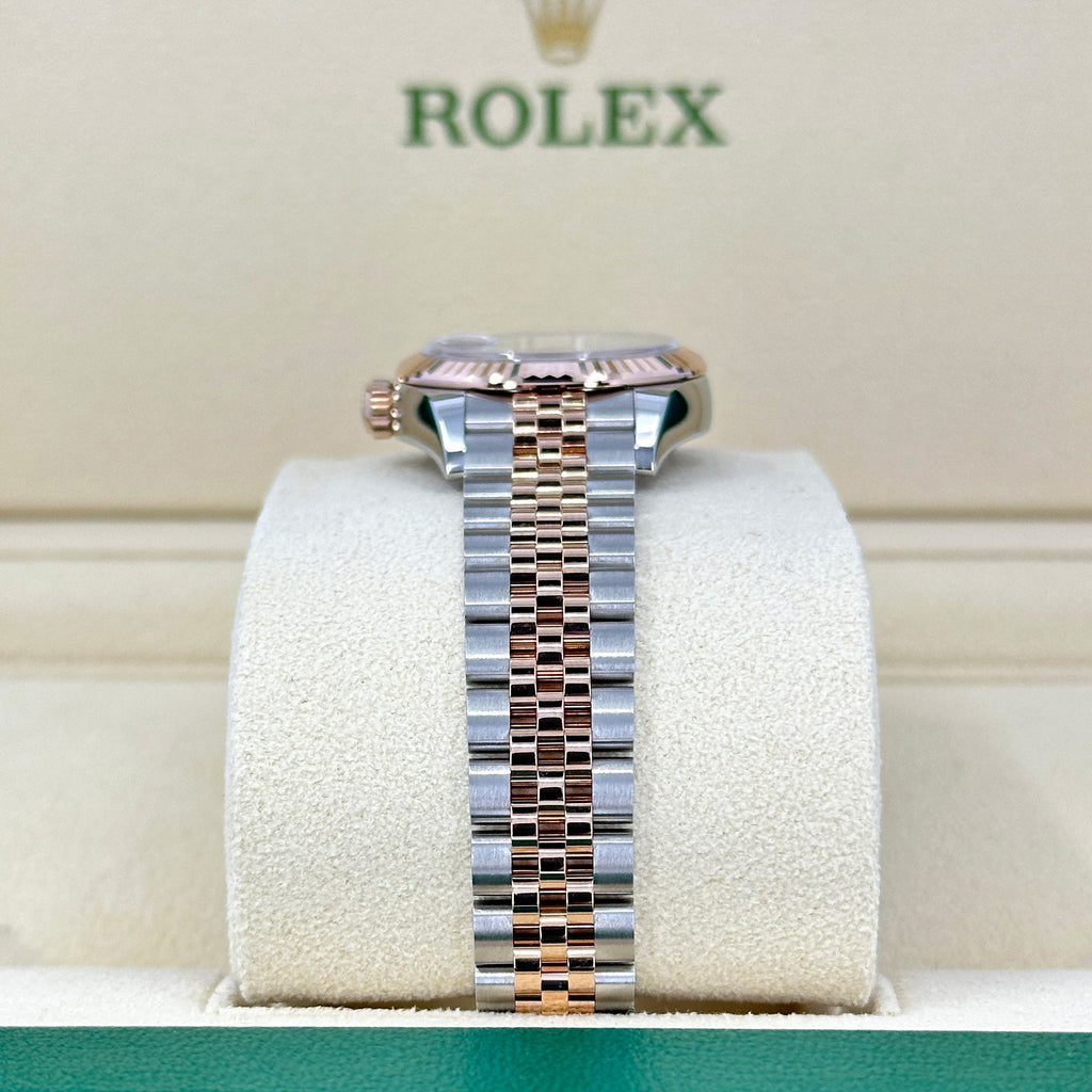 Lady-Datejust 28, Oystersteel and 18k Everose Gold, Ref# 279171-0009