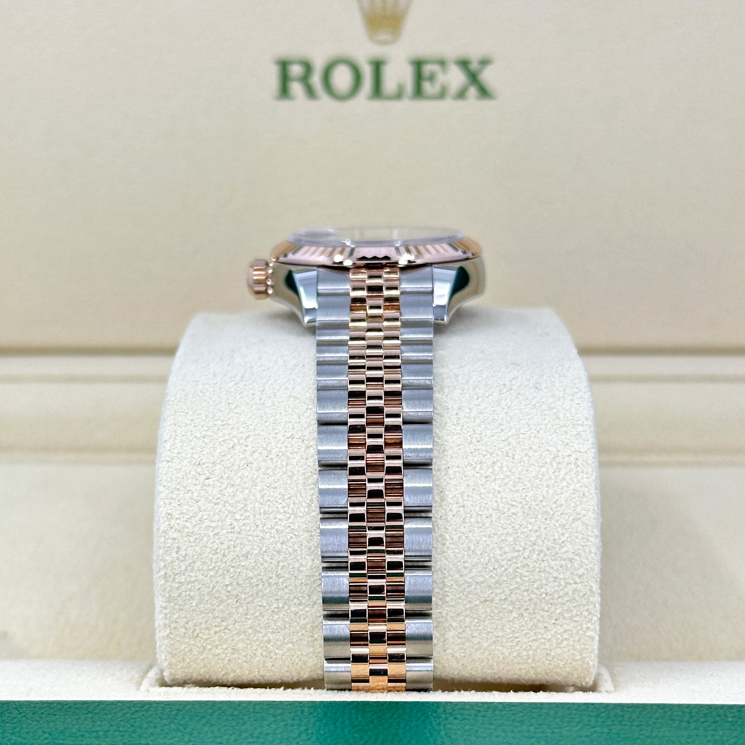 Lady-Datejust 28, Oystersteel and 18k Everose Gold, Ref# 279171-0009