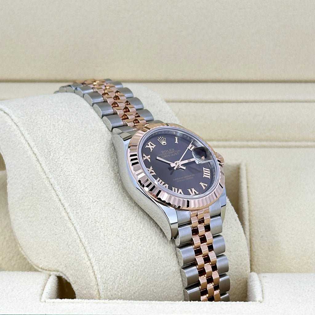 Lady-Datejust 28, Oystersteel and 18k Everose Gold, Ref# 279171-0009