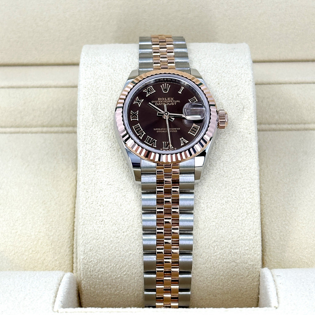 Lady-Datejust 28, Oystersteel and 18k Everose Gold, Ref# 279171-0009