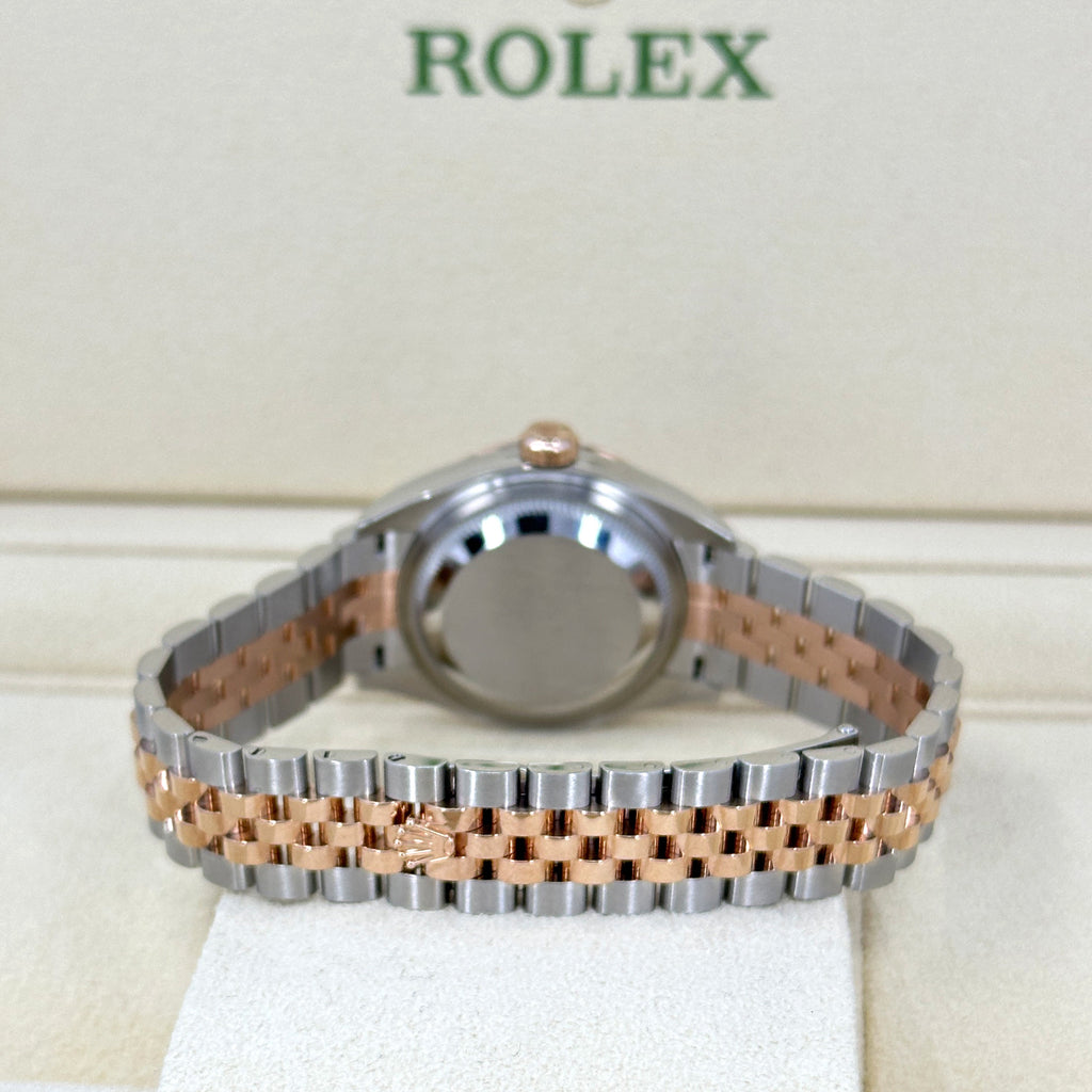 Lady-Datejust 28, Oystersteel and 18k Everose Gold, Ref# 279171-0009
