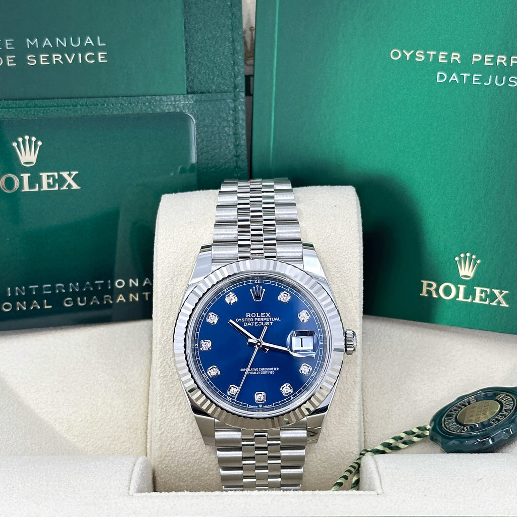 Datejust 41 Oystersteel and white gold Ref# 126334-0016