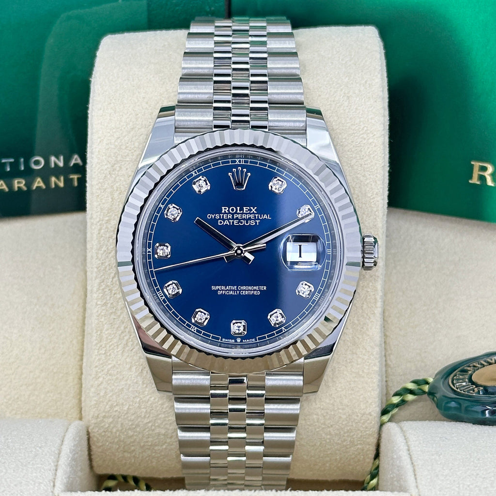 Datejust 41 Oystersteel and white gold Ref# 126334-0016