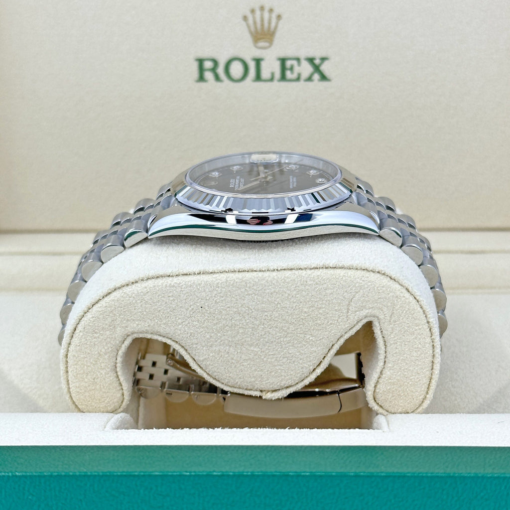 Datejust 41 Oystersteel and white gold Ref# 126334-0016
