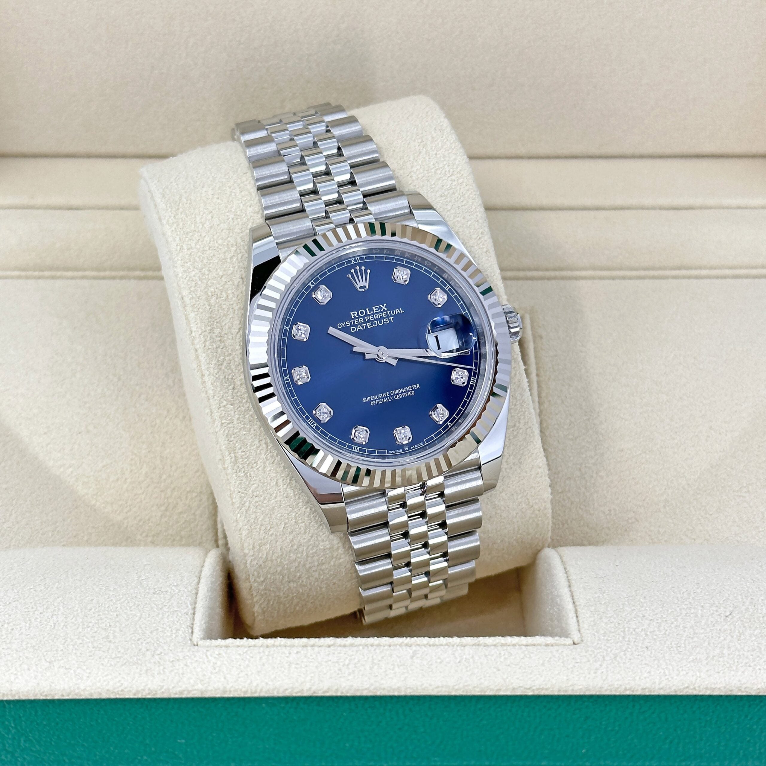 Datejust 41 Oystersteel and white gold Ref# 126334-0016
