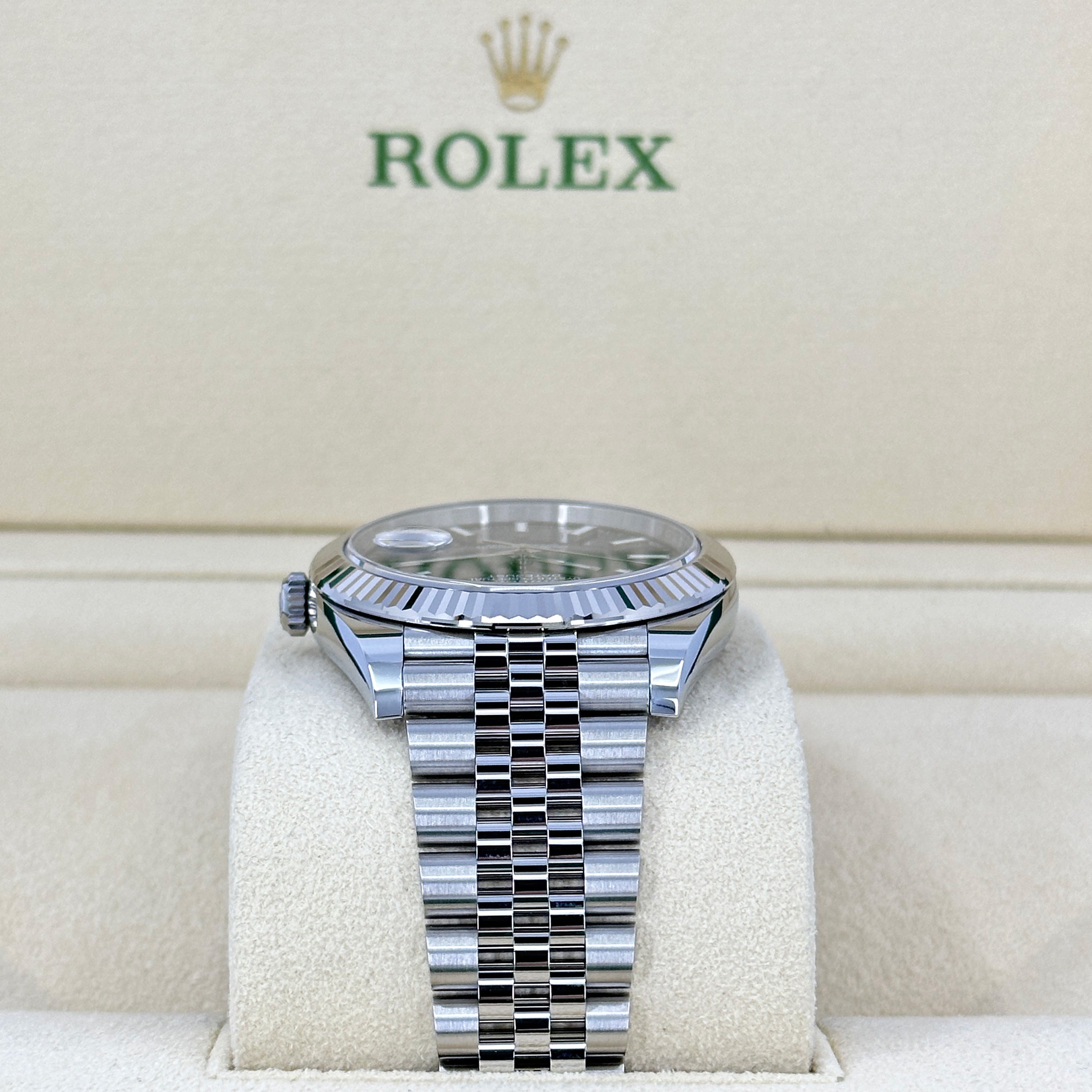 Datejust 41 Oystersteel and white gold Ref# 126334-0018