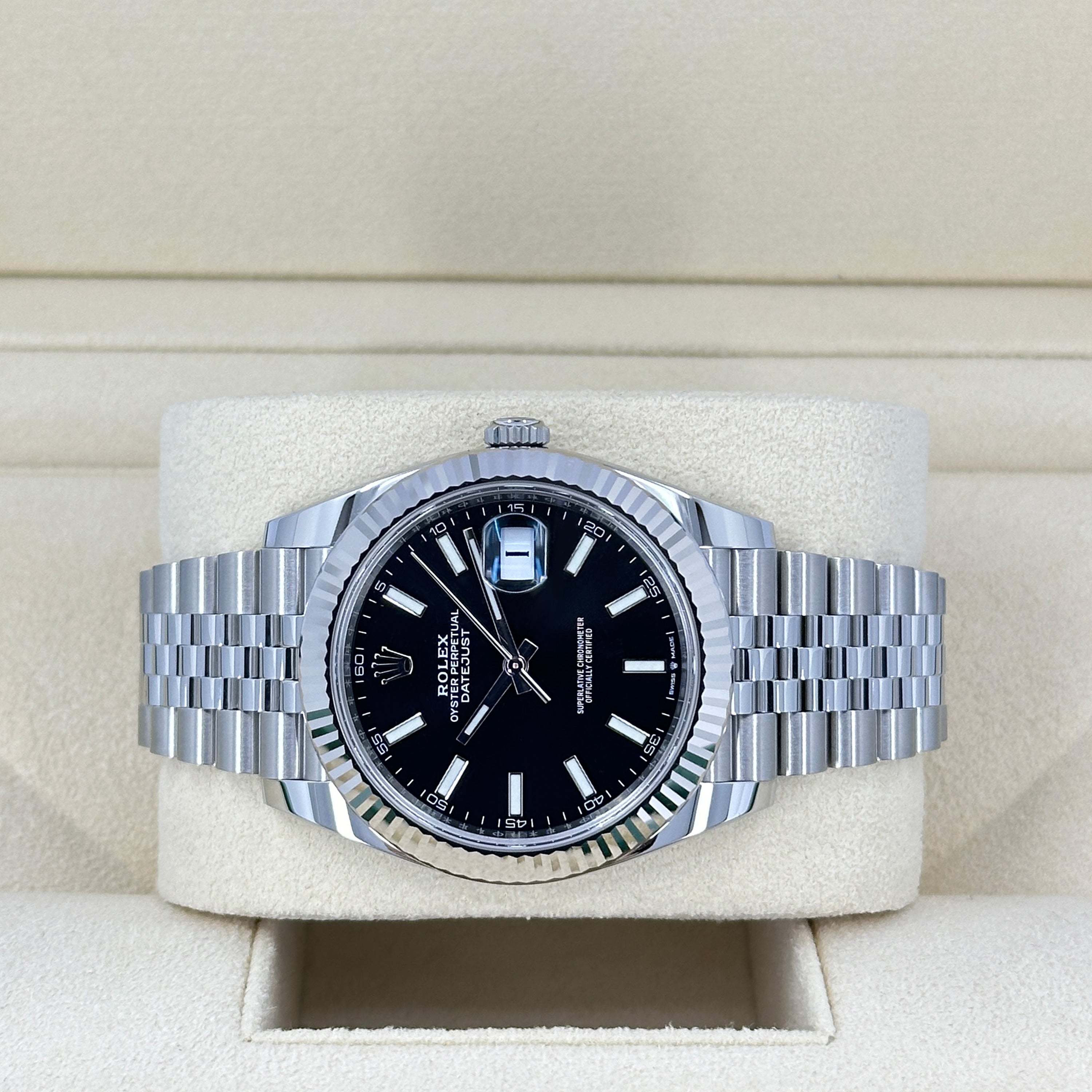 Datejust 41 Oystersteel and white gold Ref# 126334-0018