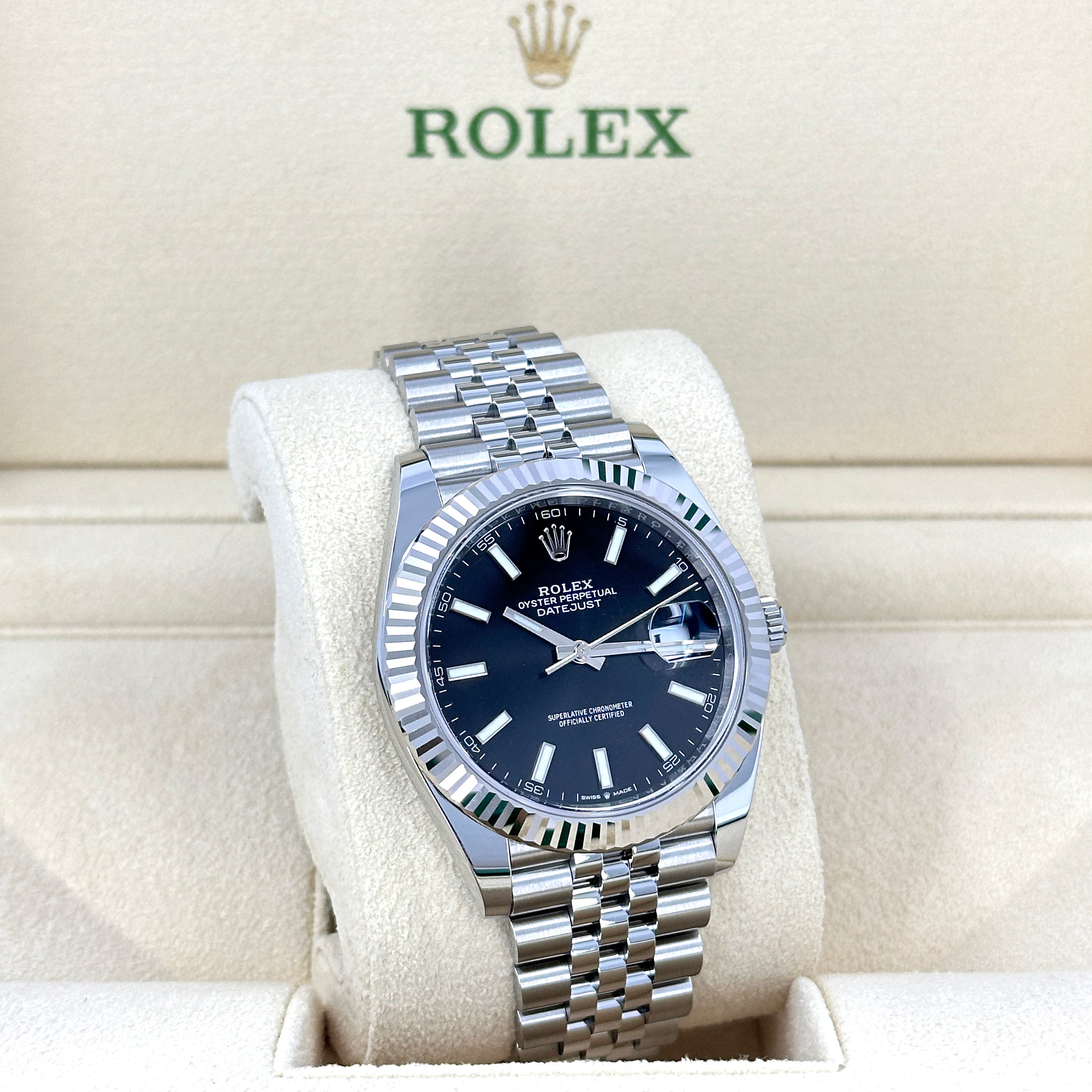 Datejust 41 Oystersteel and white gold Ref# 126334-0018