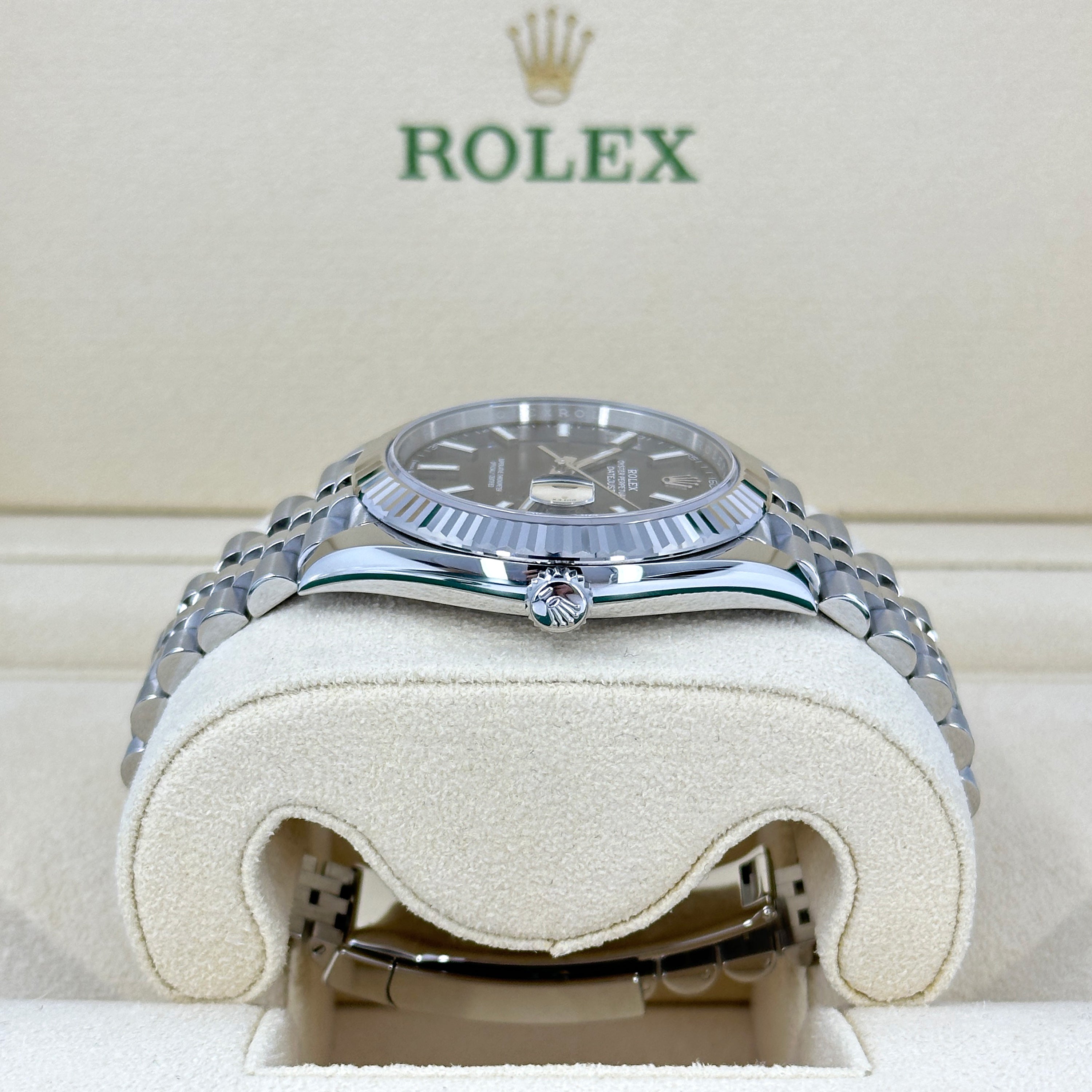 Datejust 41 Oystersteel and white gold Ref# 126334-0018