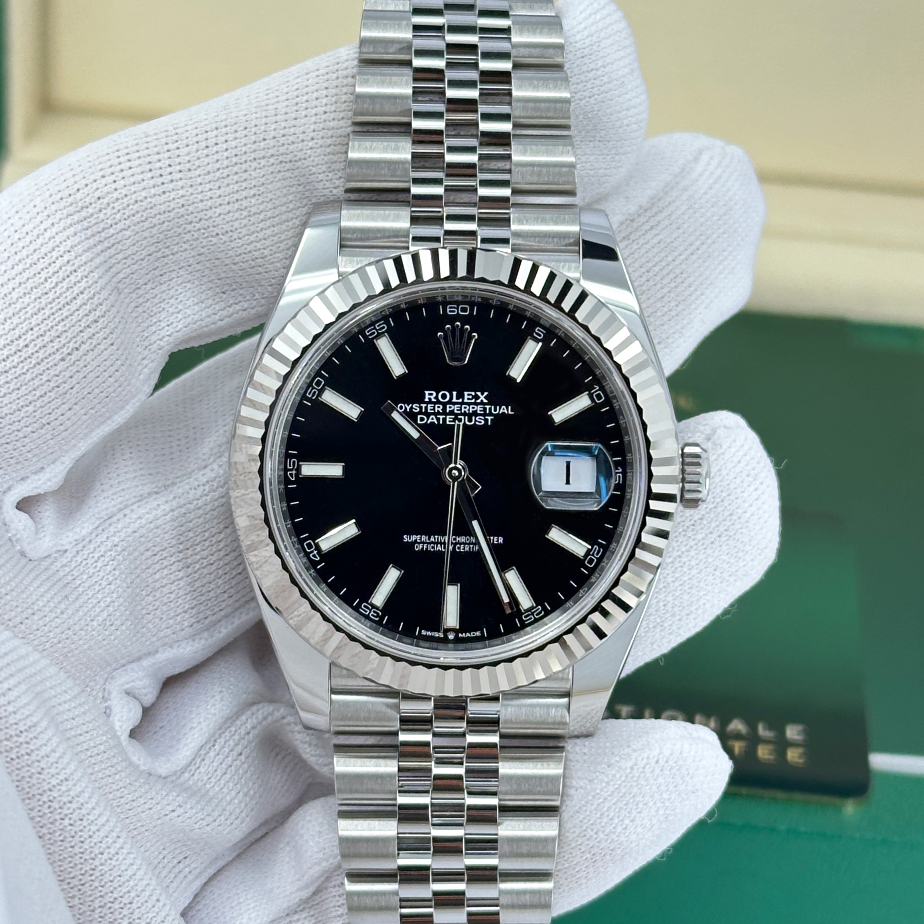 Datejust 41 Oystersteel and white gold Ref# 126334-0018