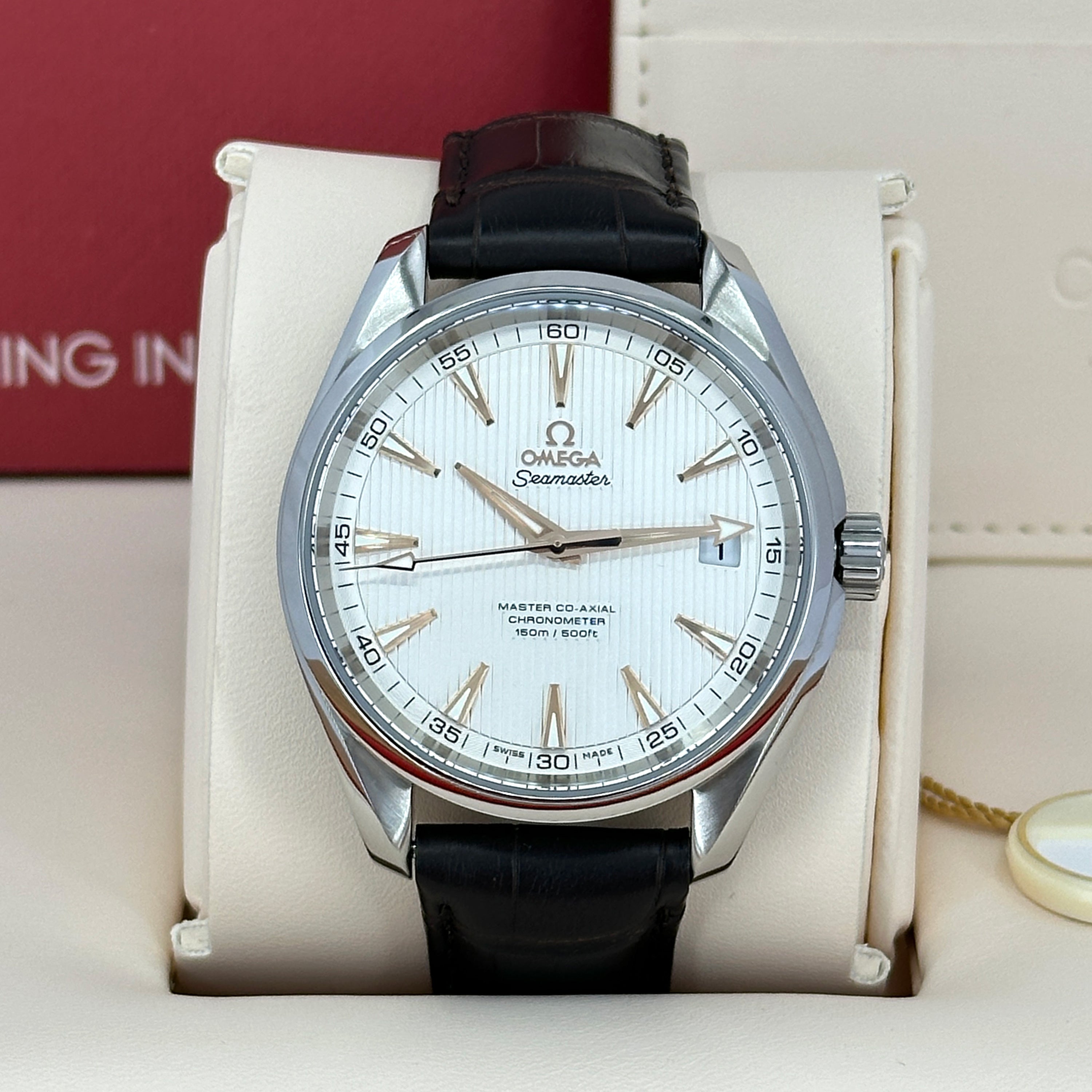 Pre-owned Seamaster Aqua Terra 150m 41.5mm 231.13.42.21.02.003 Complete, 2019