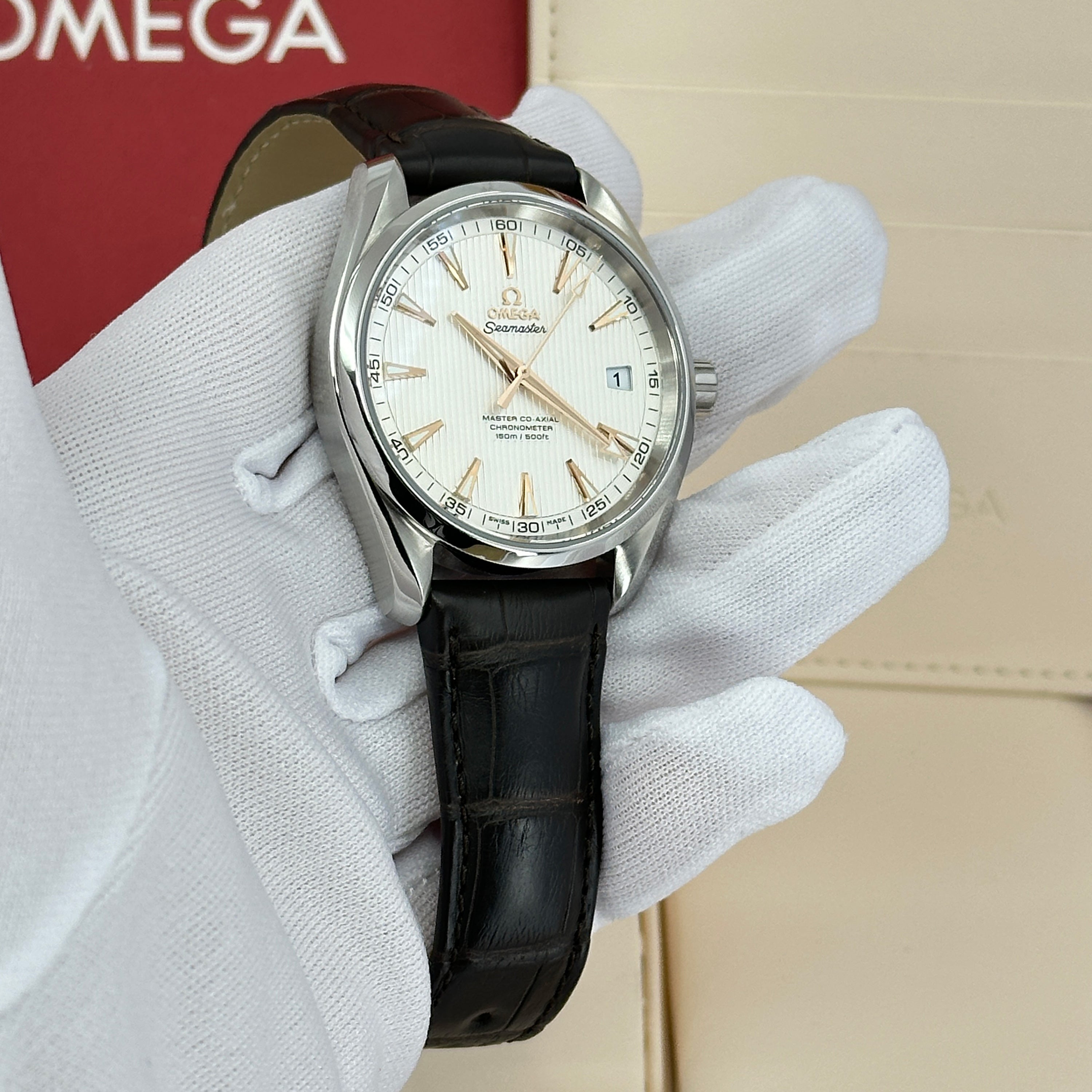 Pre-owned Seamaster Aqua Terra 150m 41.5mm 231.13.42.21.02.003 Complete, 2019
