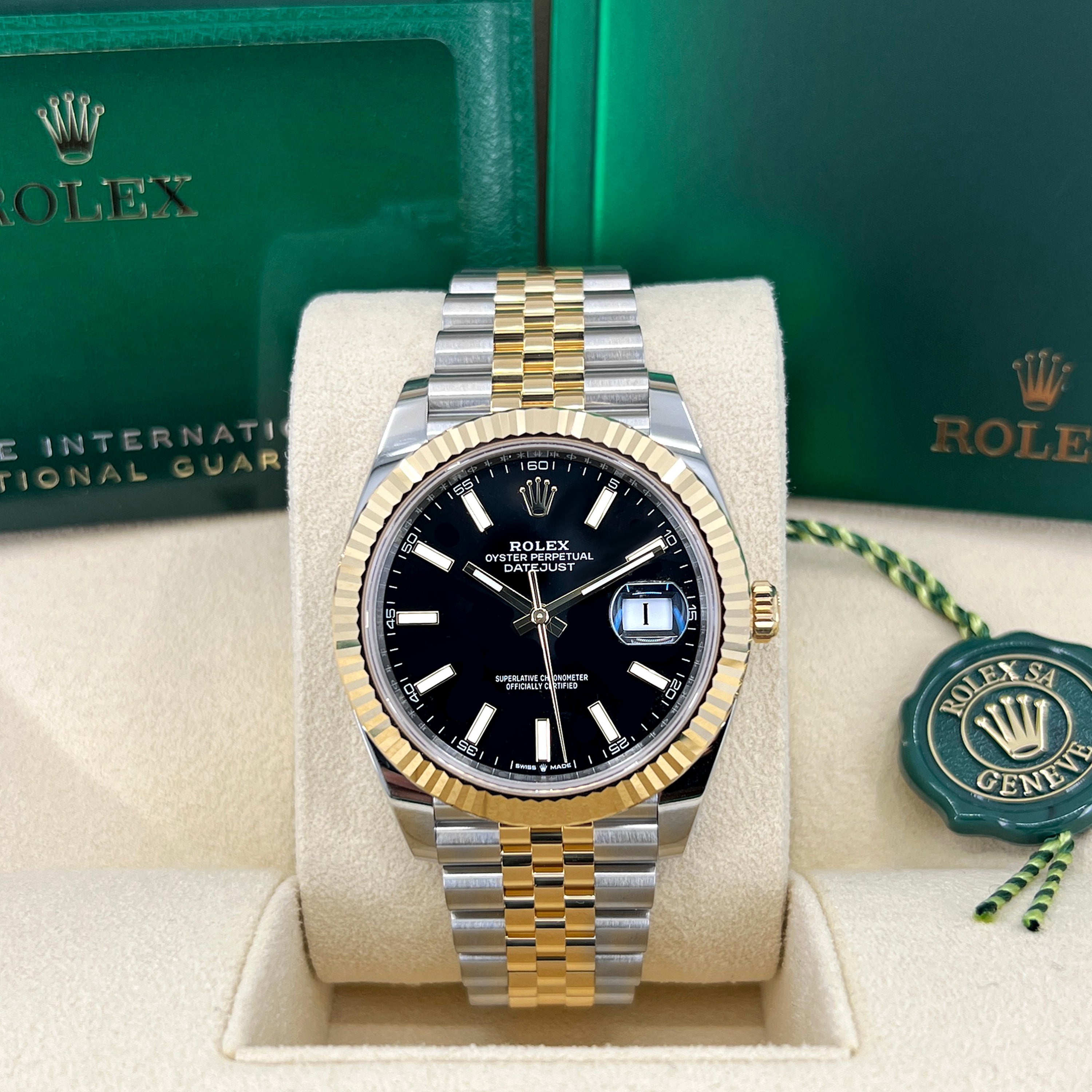 Datejust 41, 18k Yellow Gold and Stainless Steel, 41mm, Ref# 126333-0014