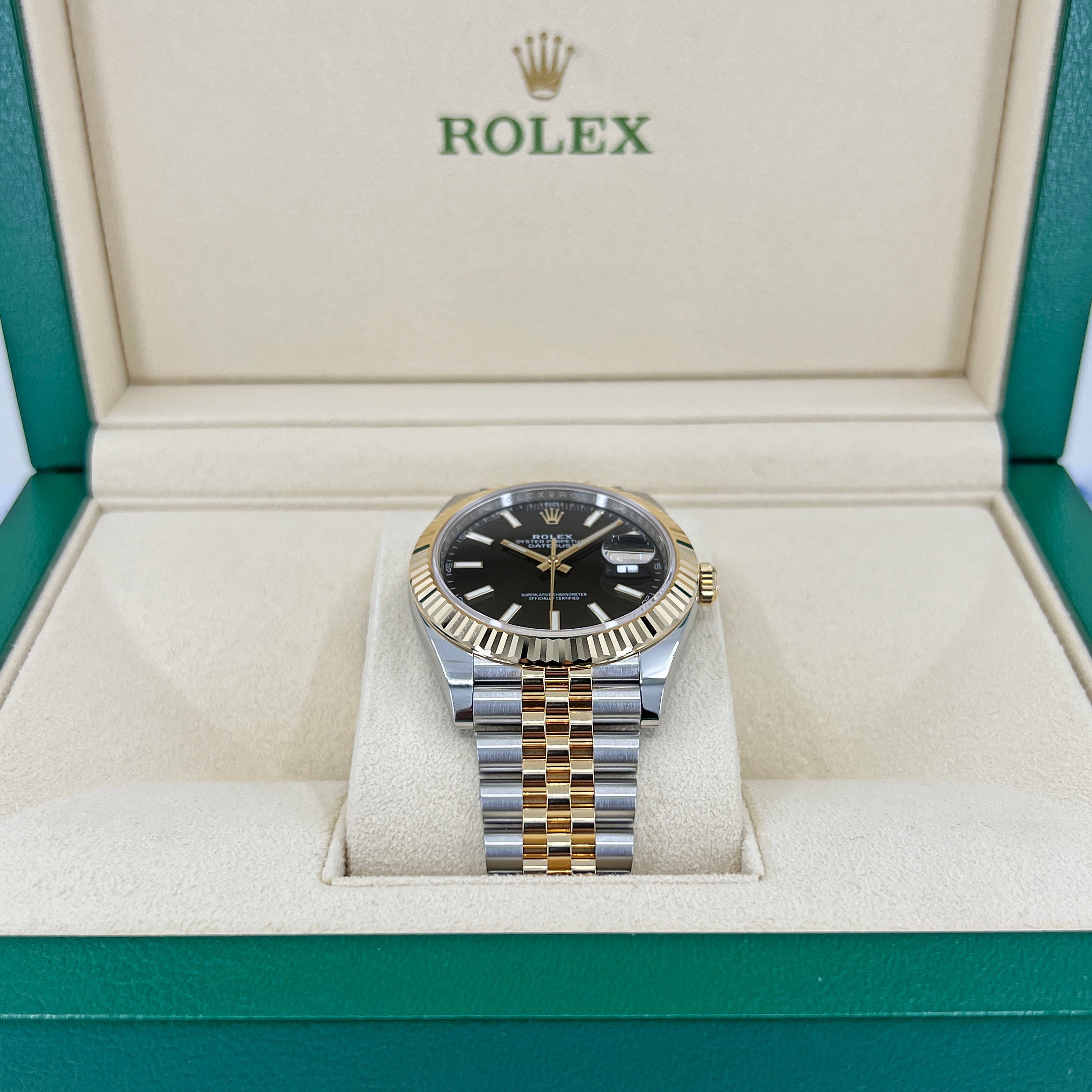 Datejust 41, 18k Yellow Gold and Stainless Steel, 41mm, Ref# 126333-0014