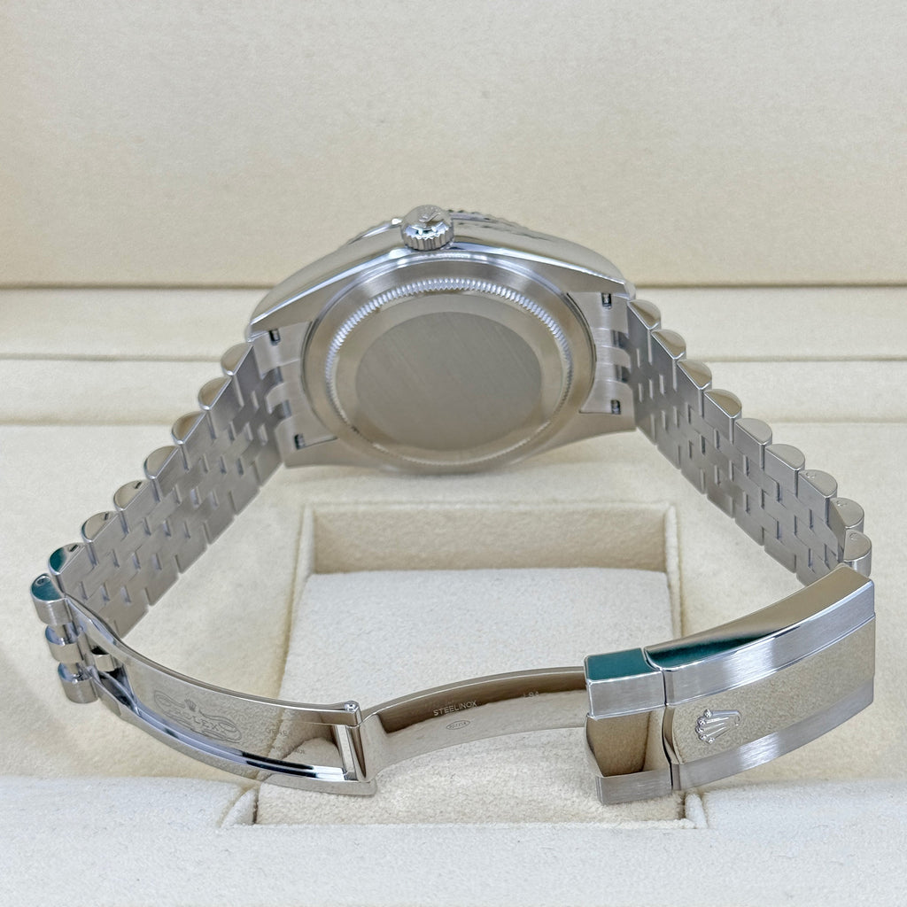 Sky-Dweller, 42mm, Oystersteel and 18k White Gold, White, Jubilee, Ref# 336934-0004