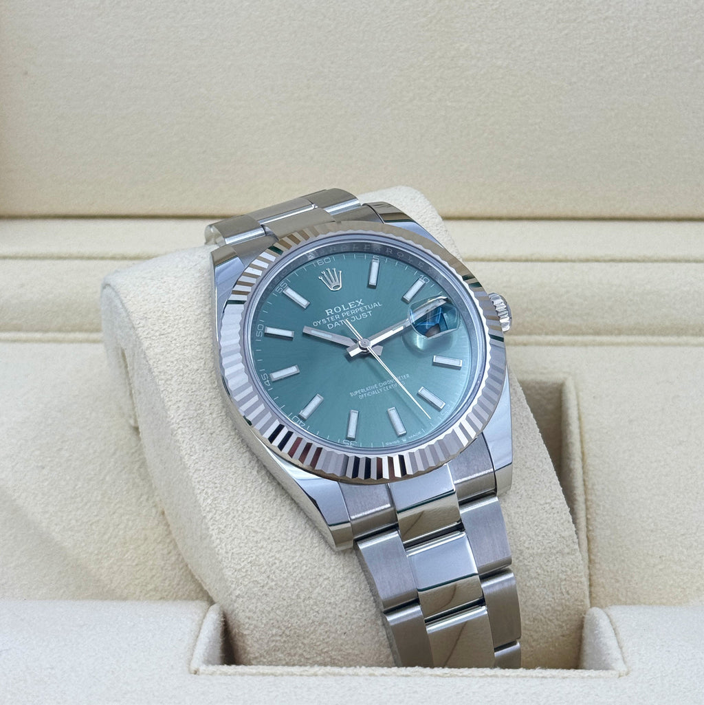 Datejust 41mm, Oystersteel and 18k White Gold, Ref# 126334-0027