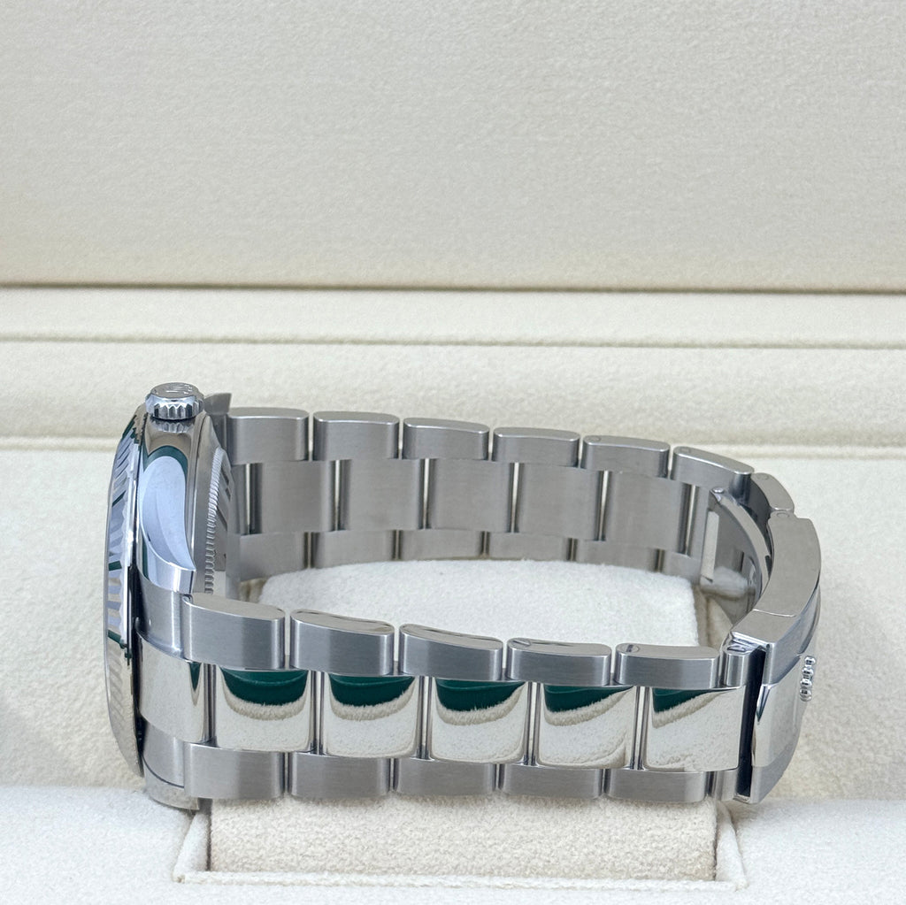 Datejust 41mm, Oystersteel and 18k White Gold, Ref# 126334-0027