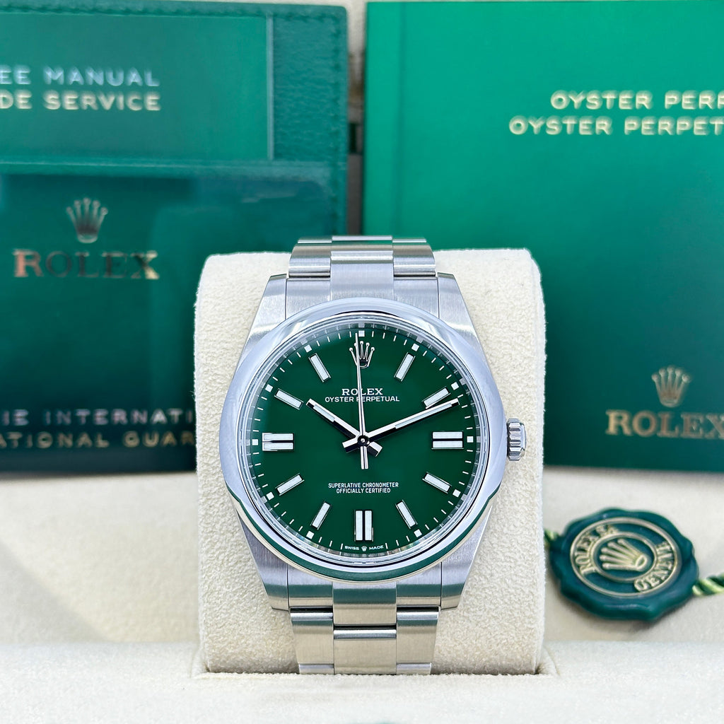 Oyster Perpetual 41 No Date, Oystersteel, 41mm, Oyster, Ref# 124300-0005