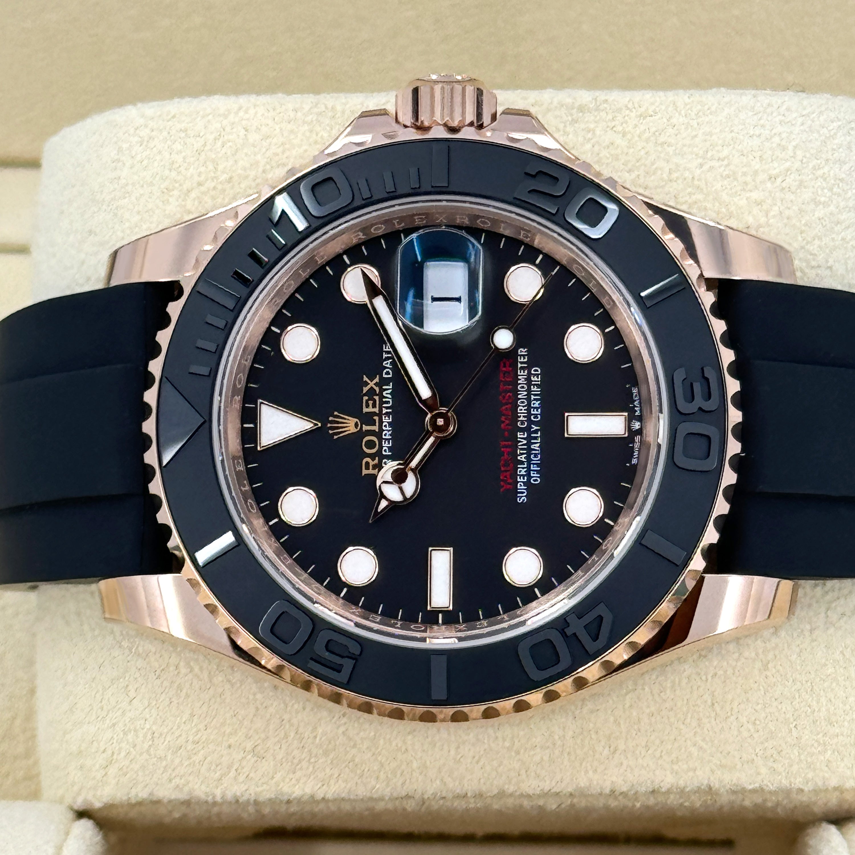 Yacht-Master 40, 18k Everose Gold, 40mm, Ref# 126655-0002