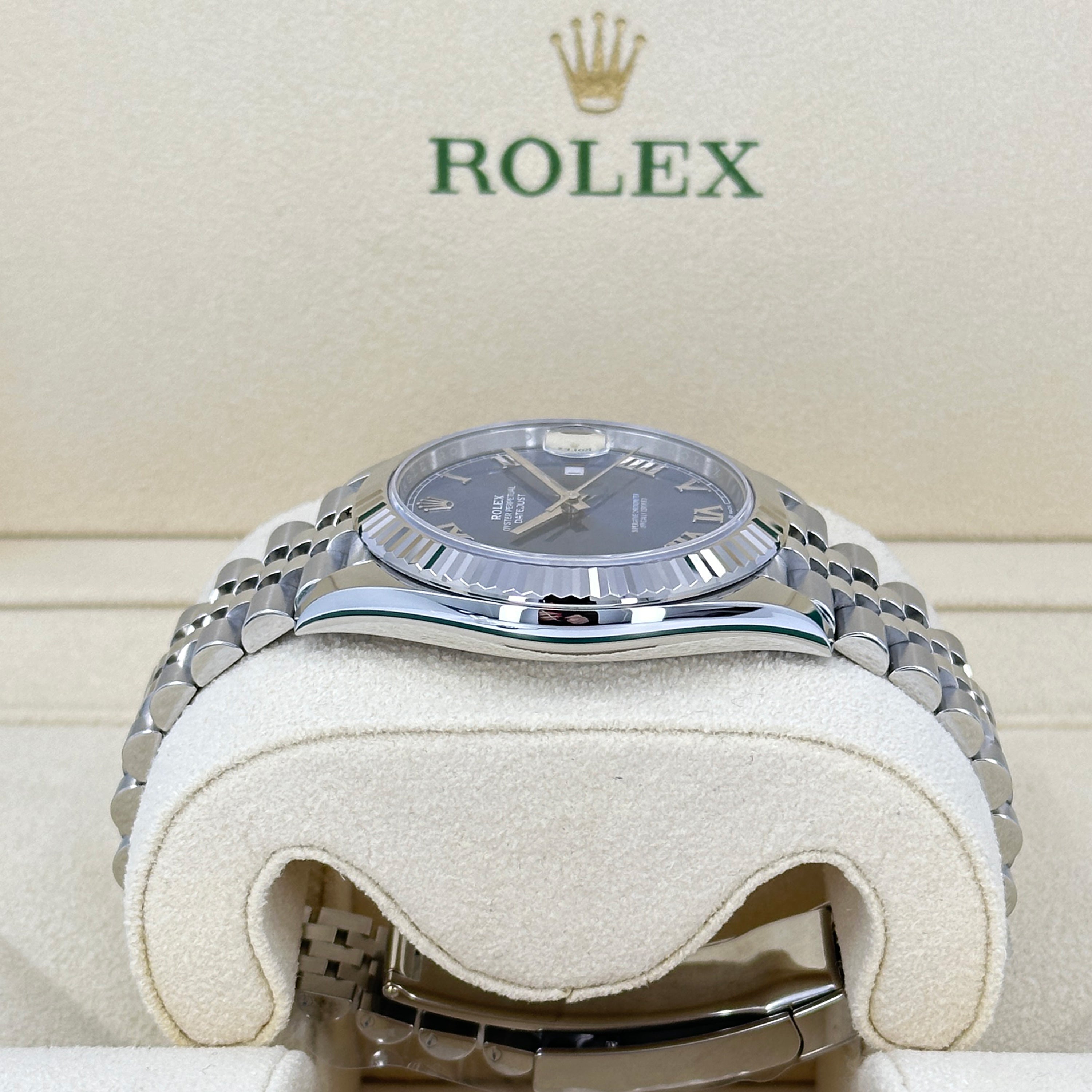 Datejust 41, Stainless Steel and 18k White Gold, 41mm, Ref# 126334-0026