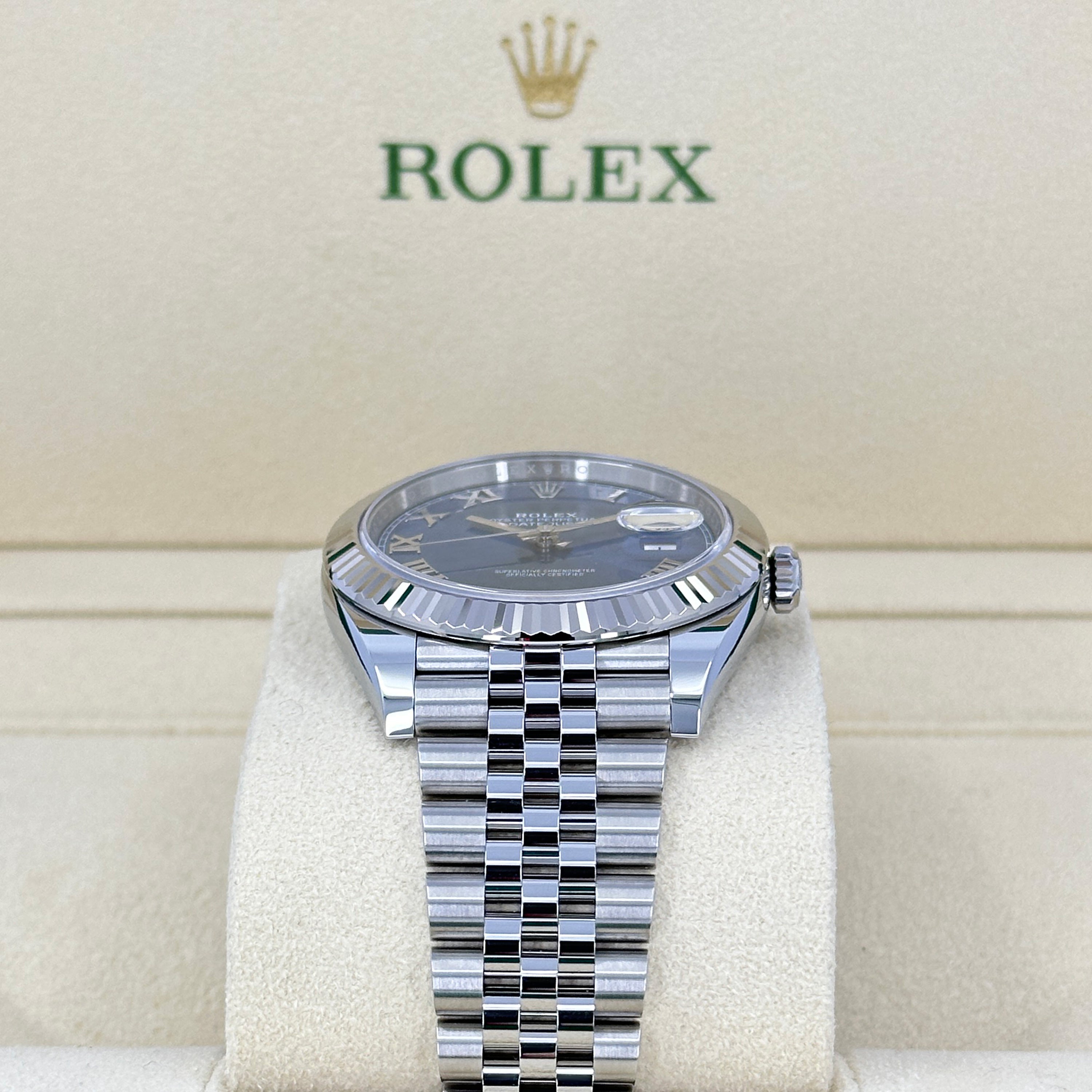 Datejust 41, Stainless Steel and 18k White Gold, 41mm, Ref# 126334-0026