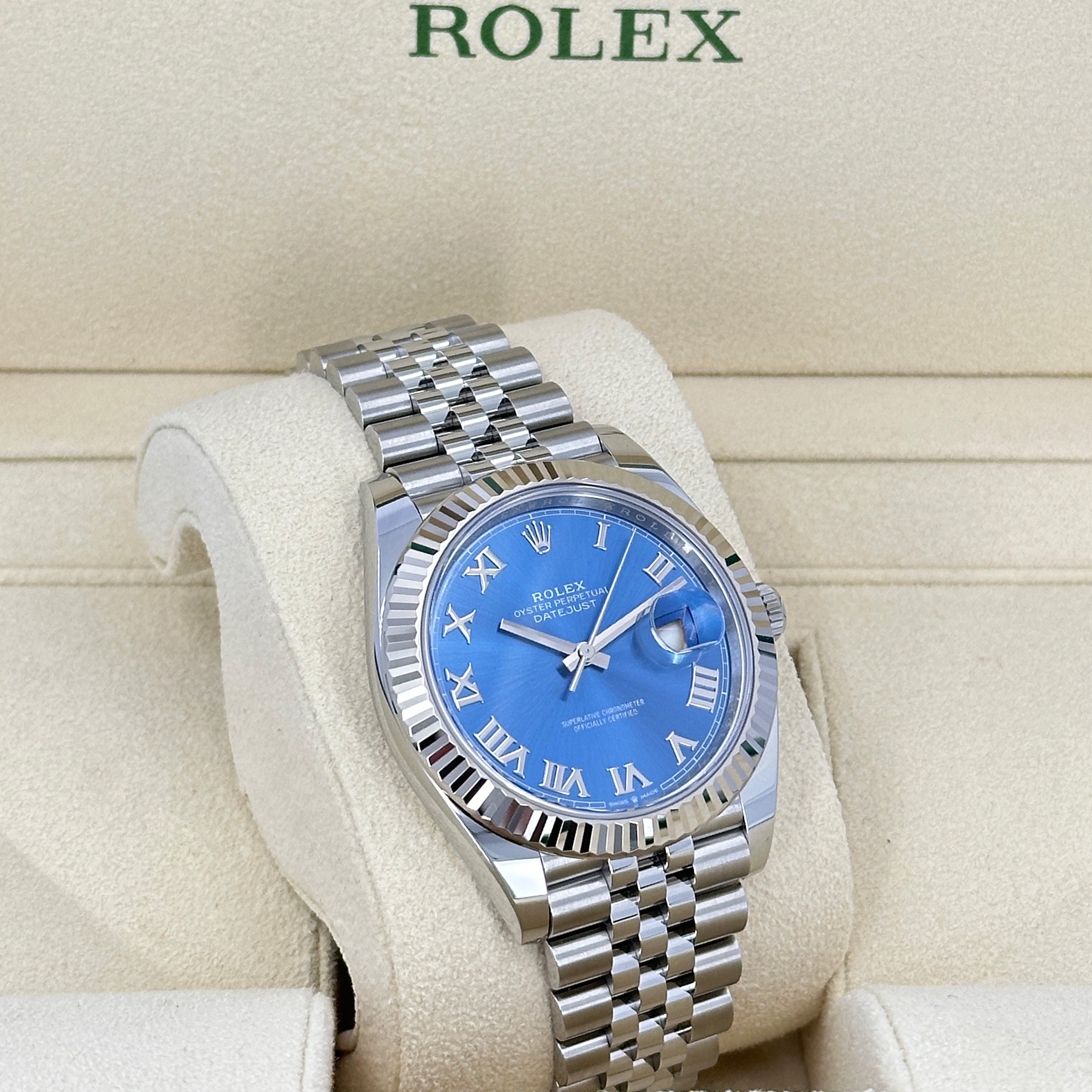 Datejust 41, Stainless Steel and 18k White Gold, 41mm, Ref# 126334-0026
