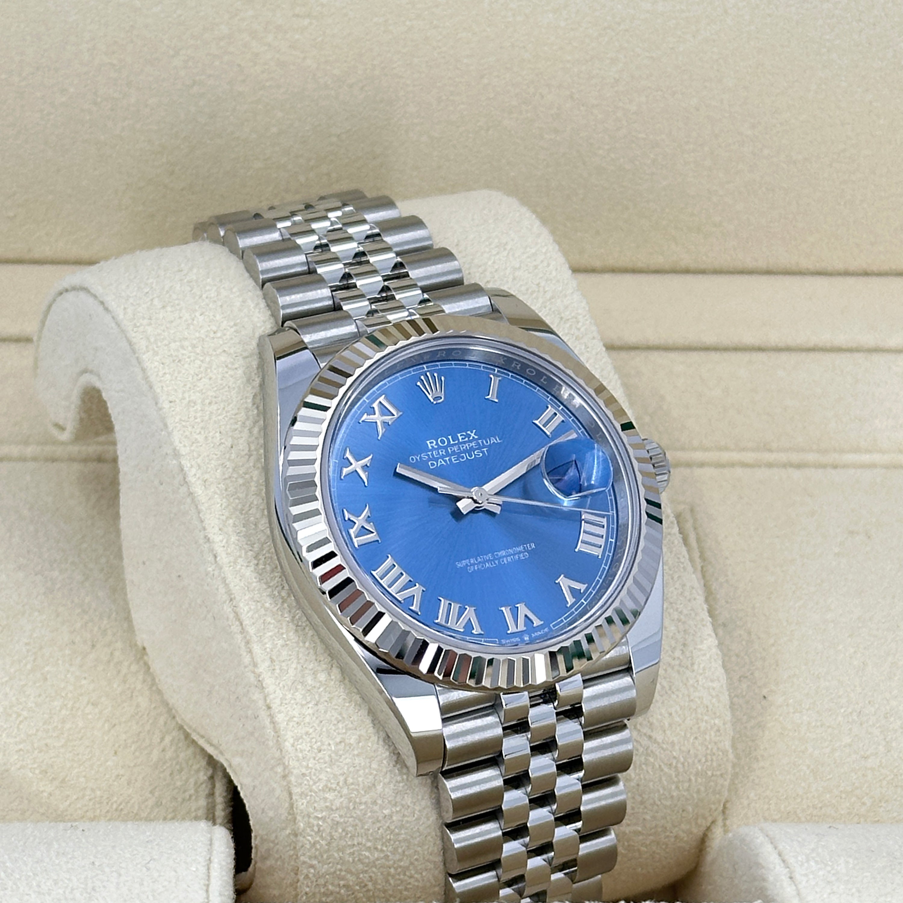 Datejust 41, Stainless Steel and 18k White Gold, 41mm, Ref# 126334-0026