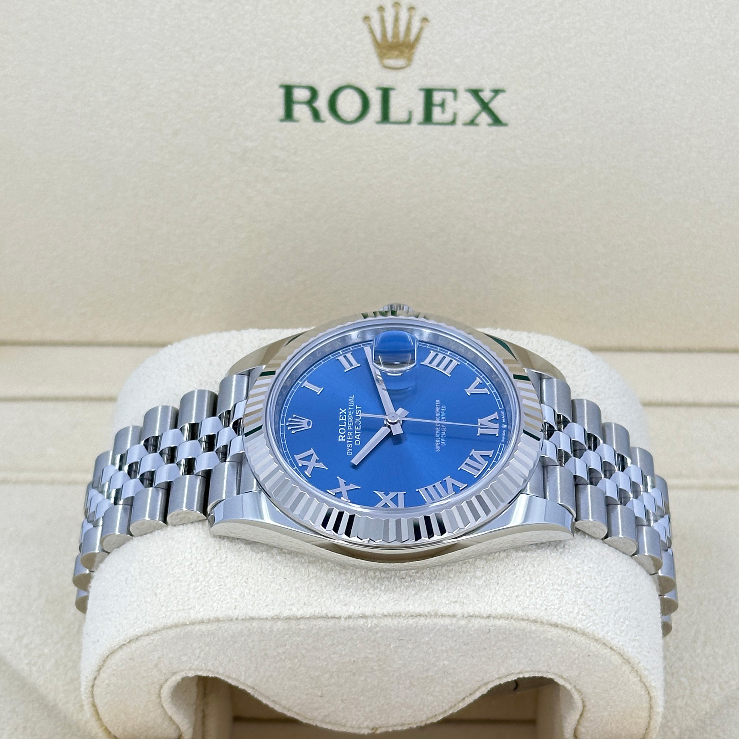 Datejust 41, Stainless Steel and 18k White Gold, 41mm, Ref# 126334-0026