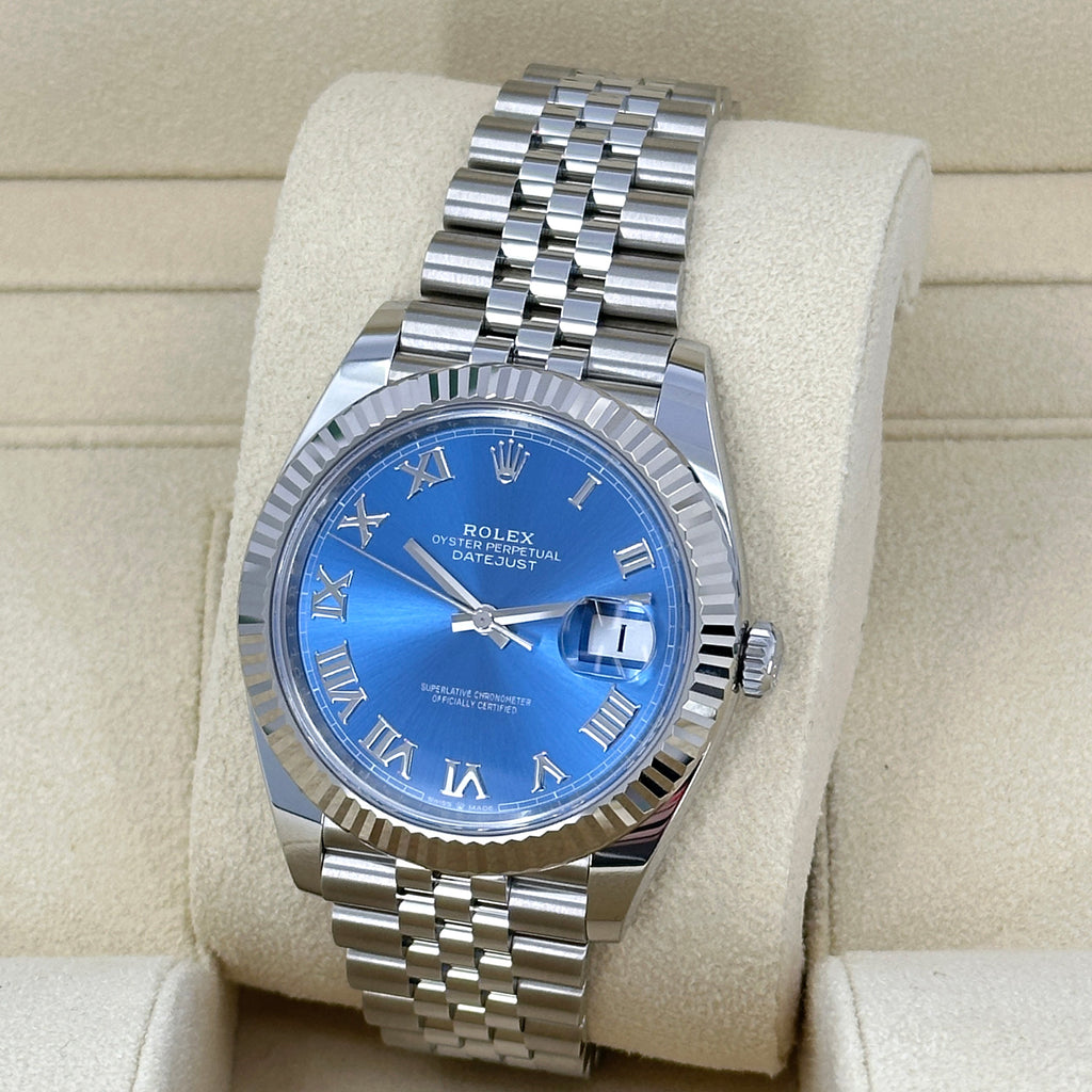 Datejust 41, Stainless Steel and 18k White Gold, 41mm, Ref# 126334-0026