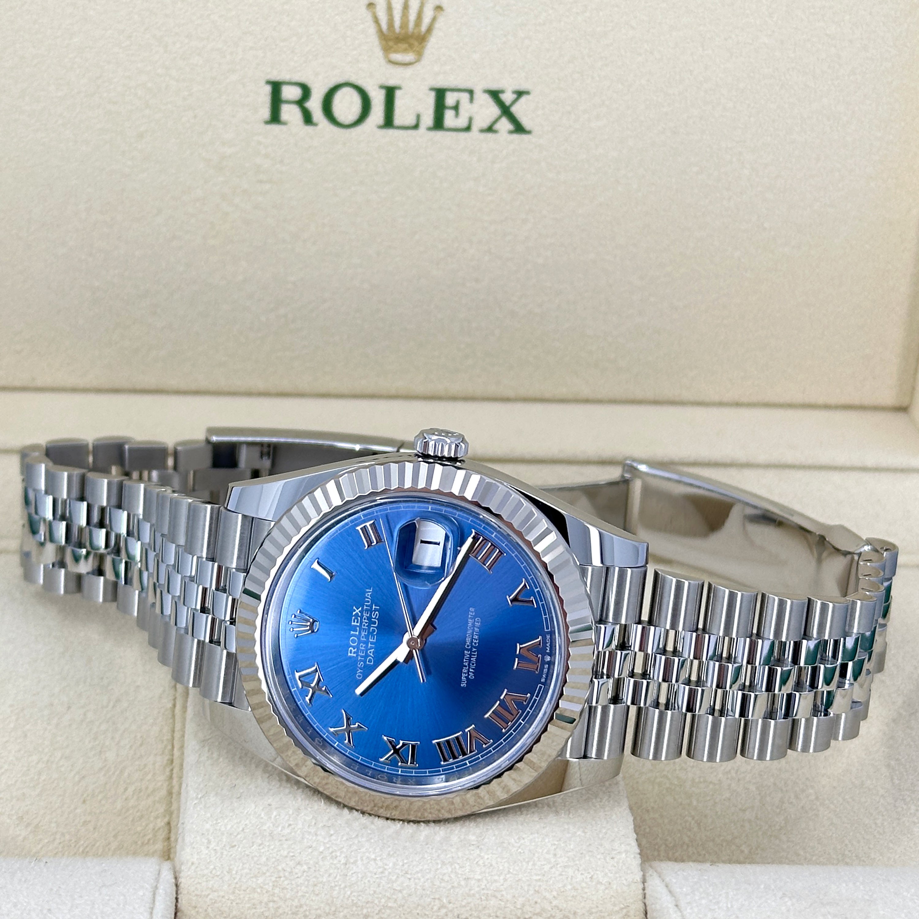 Datejust 41, Stainless Steel and 18k White Gold, 41mm, Ref# 126334-0026