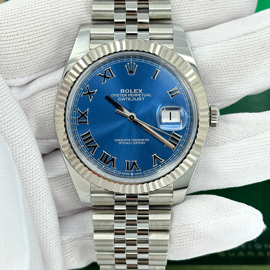 Datejust 41, Stainless Steel and 18k White Gold, 41mm, Ref# 126334-0026