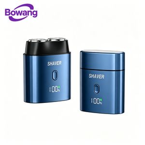 Mini Pocket Electric Shaver Type-C Rechargeable Men's Rotary Razor Waterproof Portable Shaver