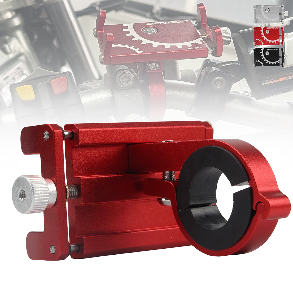 PowerMotor 6061-T6 Aluminum 360° Motorcycle Phone Mount - image 1