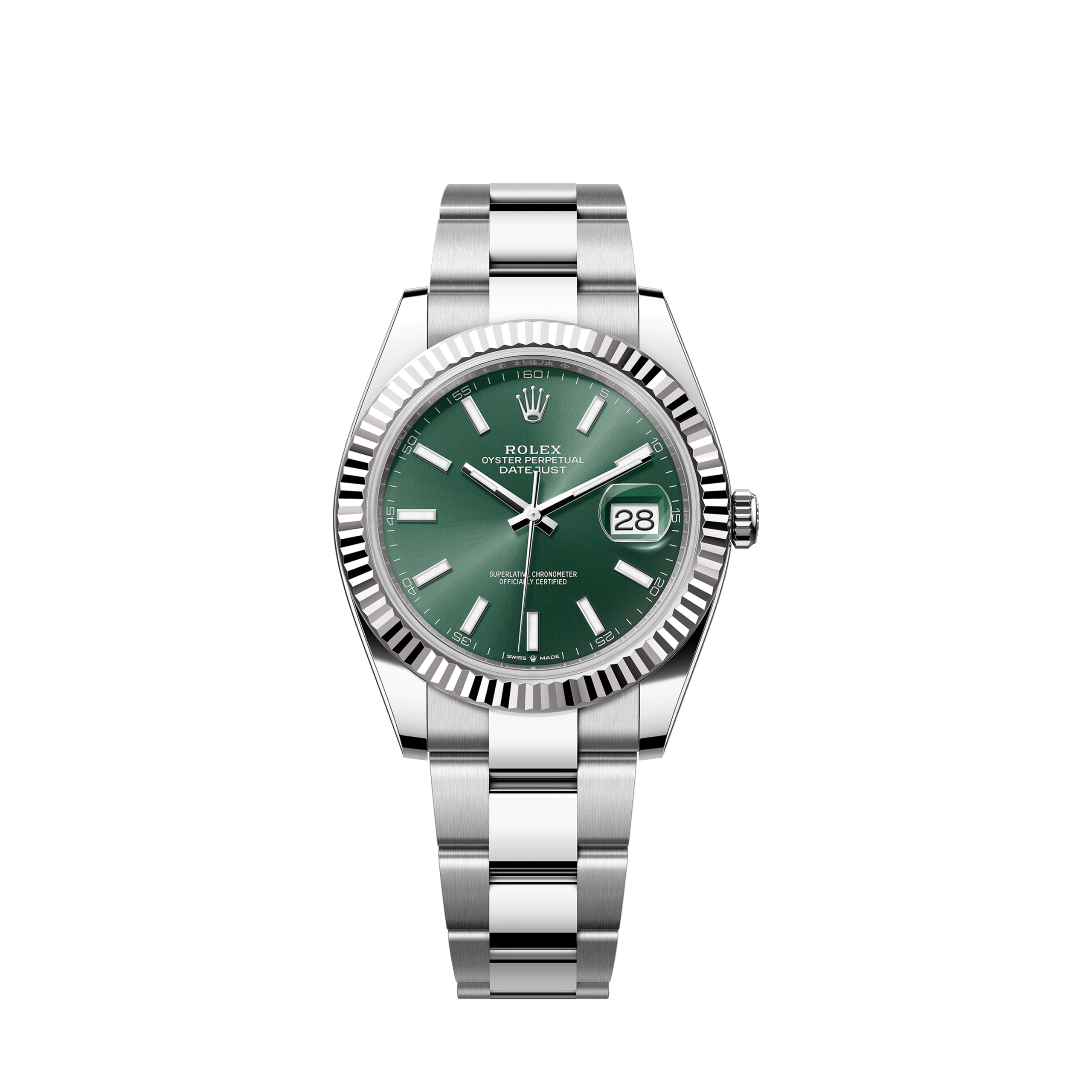 Datejust 41mm, Oystersteel and 18k White Gold, Ref# 126334-0027