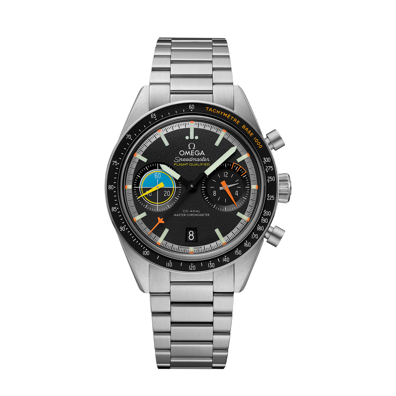 Unworn, Speedmaster Pilot, Stainless Steel, Chronograph, 40.85 mm, Ref# 332.10.41.51.01.002, box and papers
