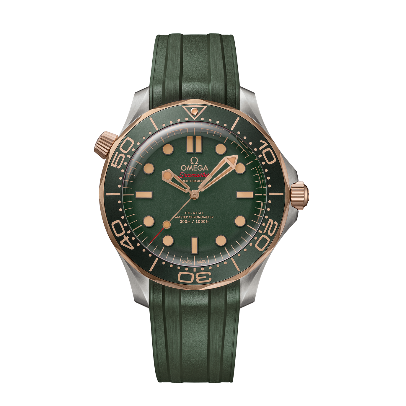 Unworn, Seamaster Diver 300m, Titanium and exclusive 9K Bronze Gold, 42mm, Ref# 210.92.42.20.10.001, box and papers
