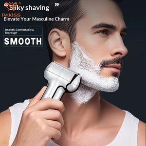 Pakiss Metal Body Reciprocating Electric Shaver -Portable Travel Razor for Men